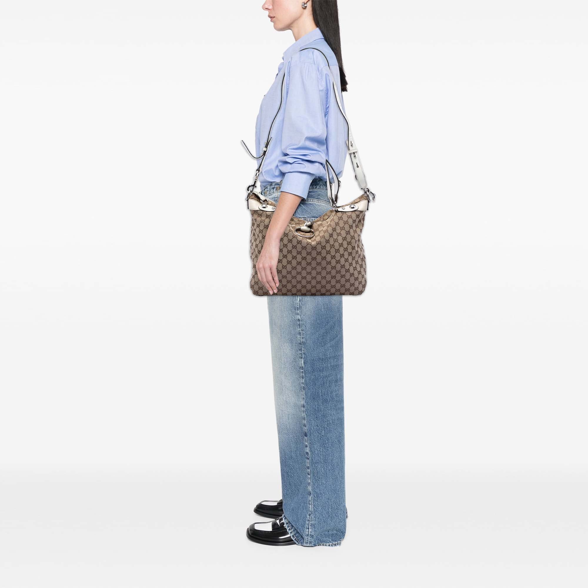Gucci Large GG Canvas Icon Bit Satchel Size ONE SIZE - 7 Thumbnail