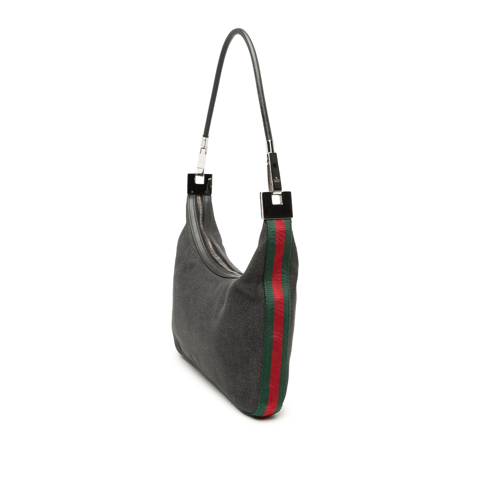 Gucci Denim Web Shoulder Bag Size ONE SIZE - 2 Thumbnail