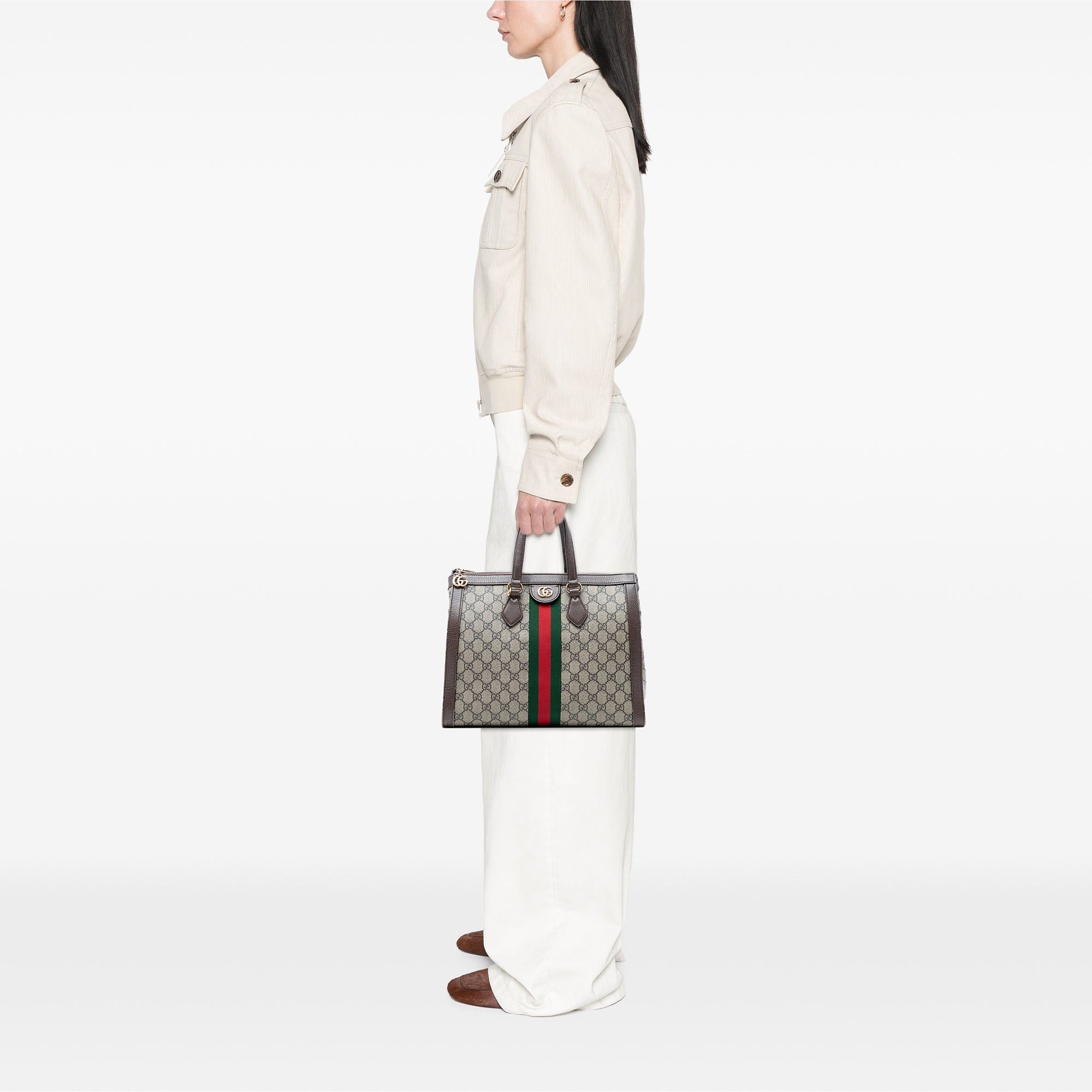 Gucci GG Supreme Ophidia Satchel Size ONE SIZE - 7 Thumbnail