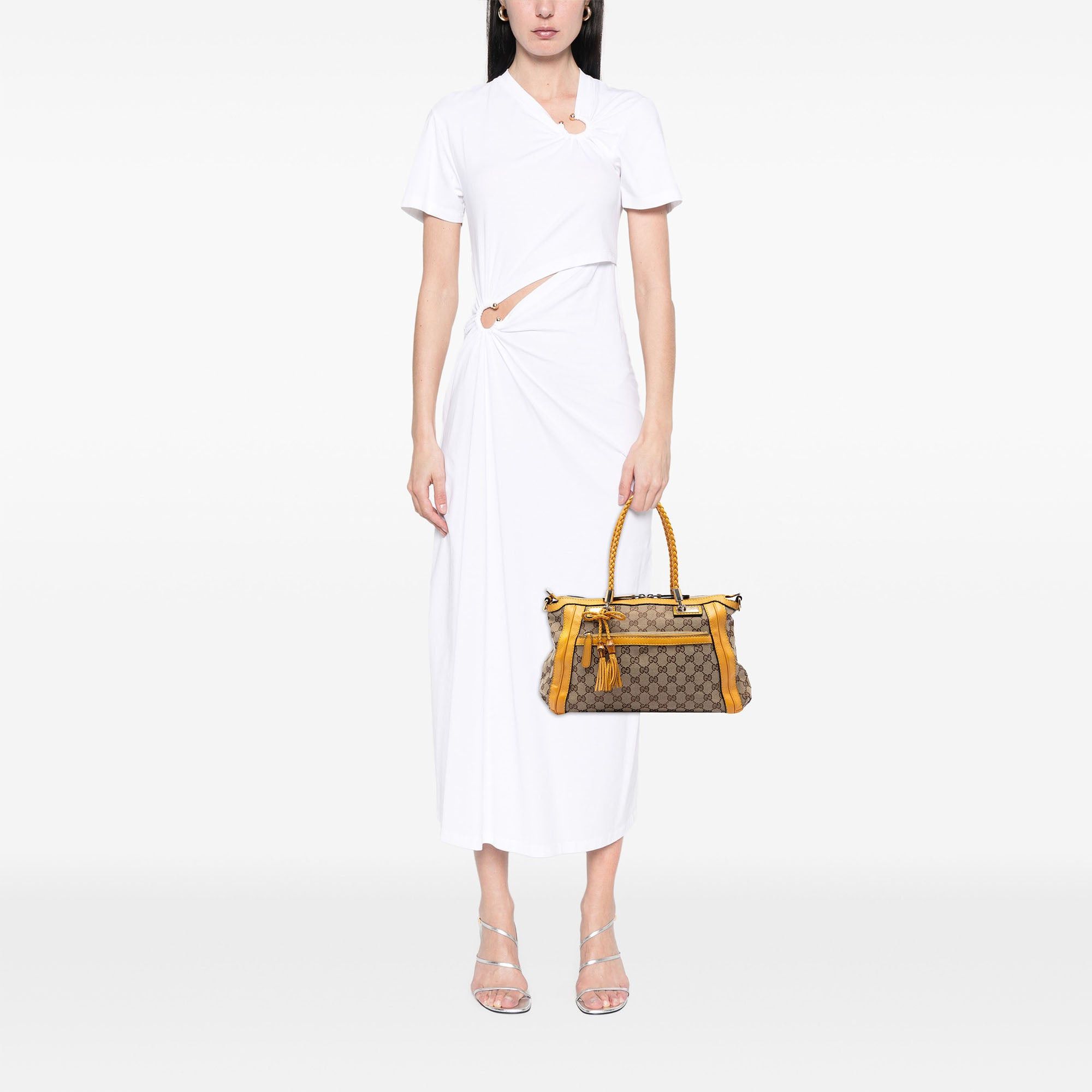 Gucci GG Canvas Bella Satchel Size ONE SIZE - 7 Thumbnail