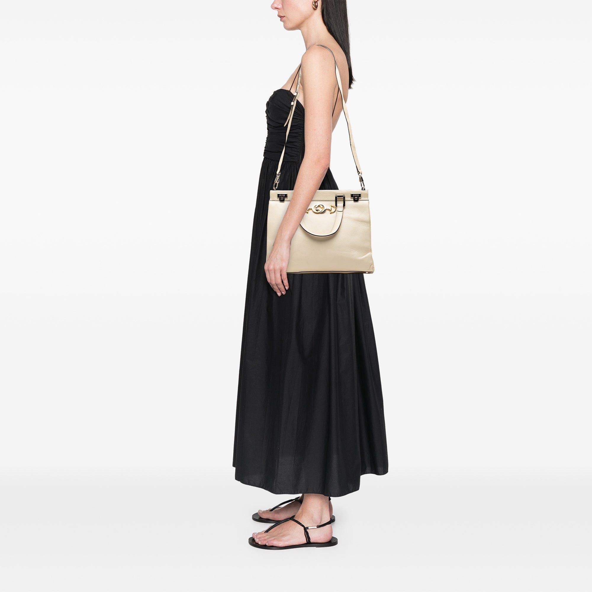Gucci Medium Calfskin Zumi Top Handle Bag Size ONE SIZE - 7 Thumbnail