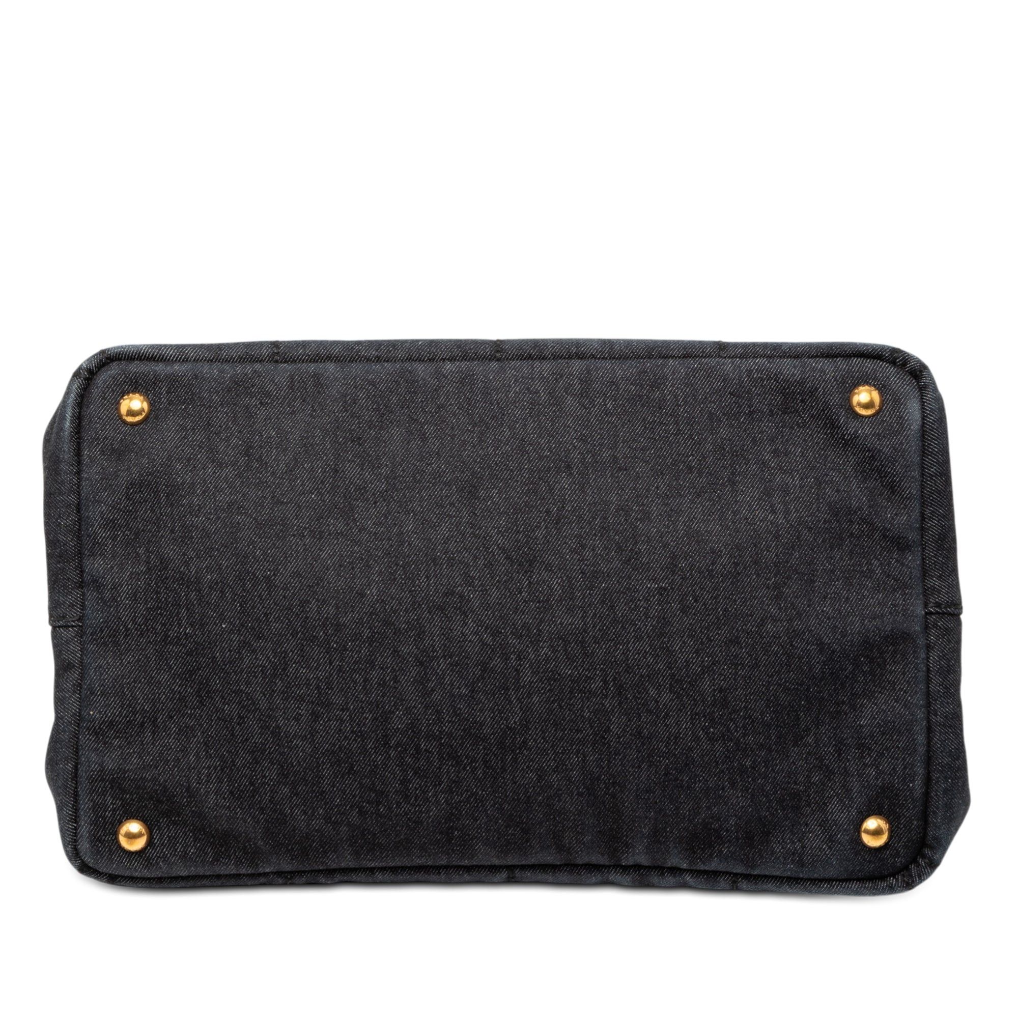 Prada Denim Canapa Logo Satchel Size ONE SIZE - 3 Thumbnail