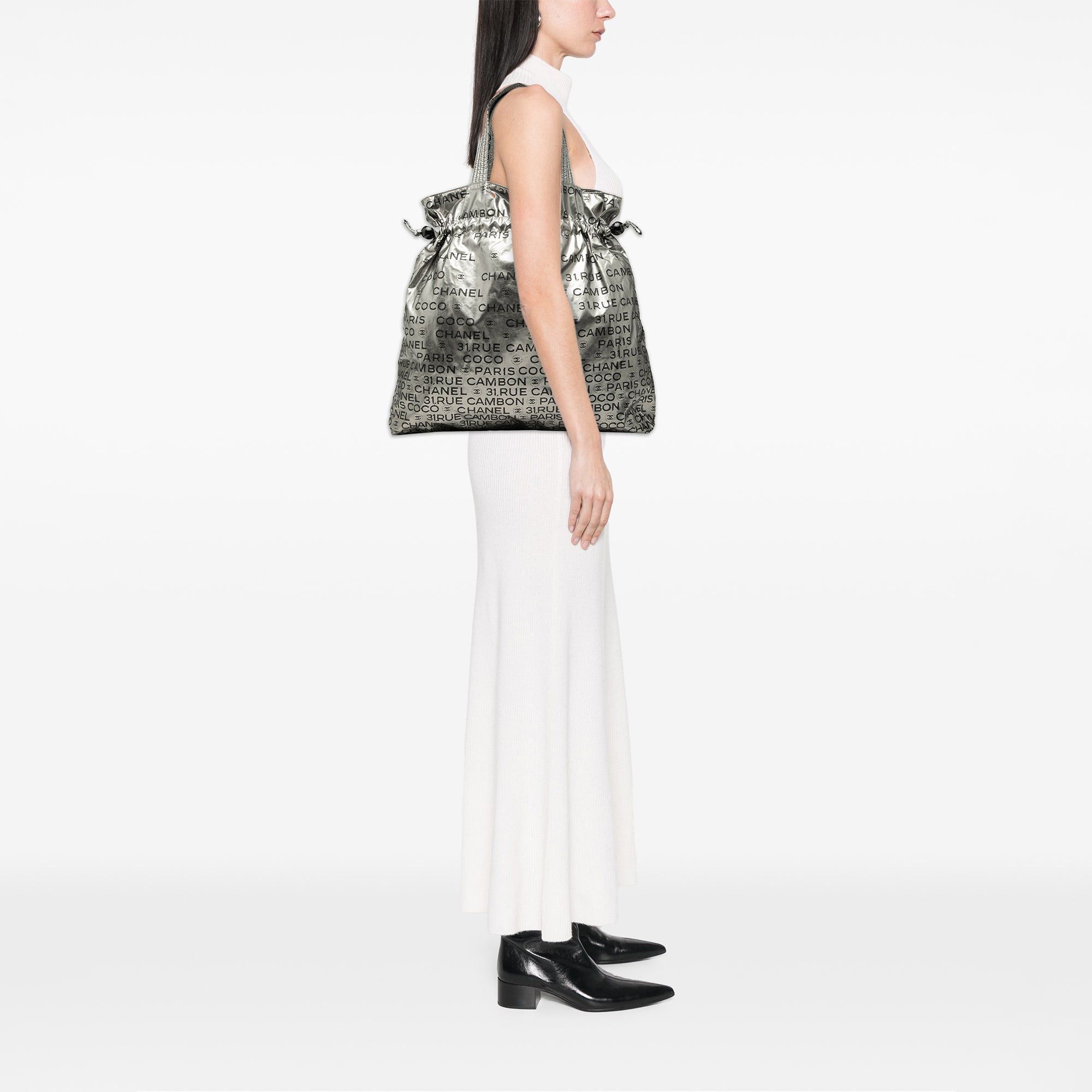 Chanel Nylon Unlimited Drawstring Tote Size ONE SIZE - 7 Thumbnail