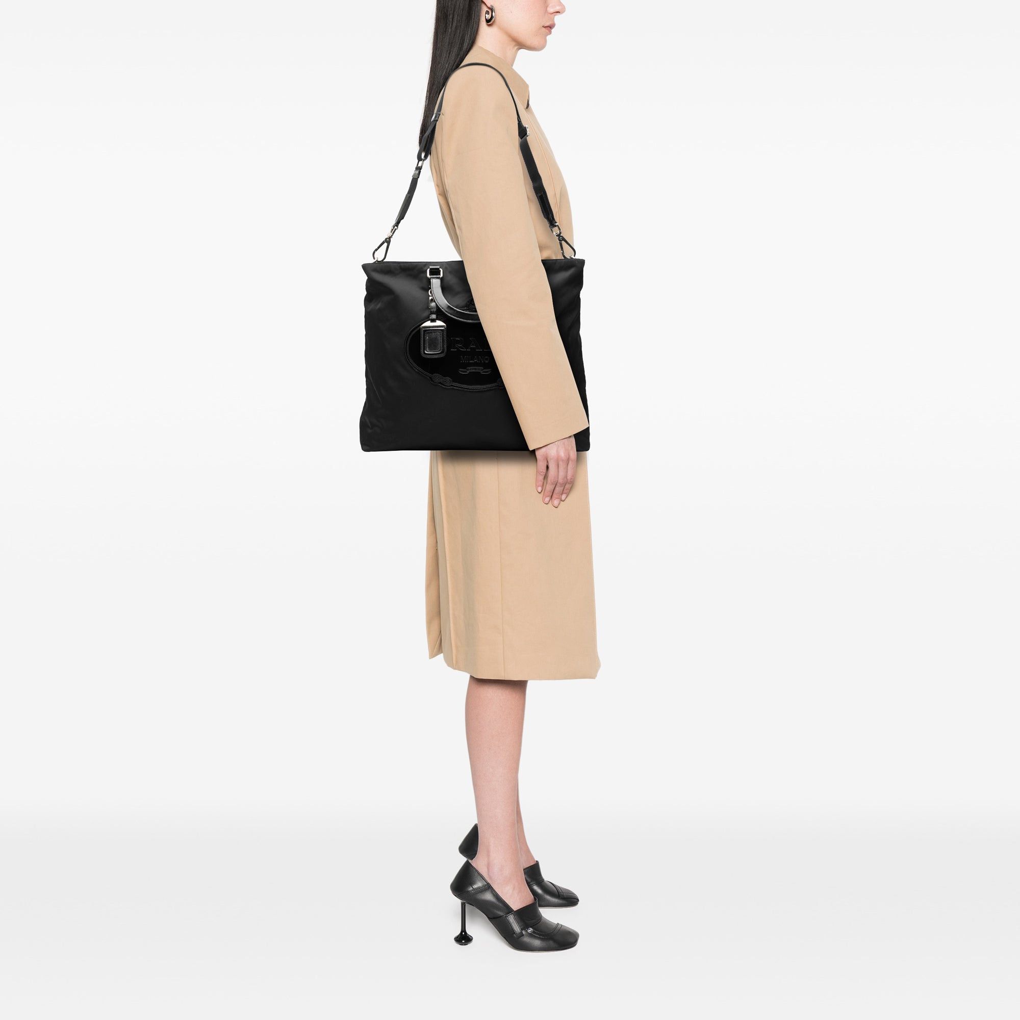Prada Tessuto Canapa Logo Satchel Size ONE SIZE - 6 Thumbnail