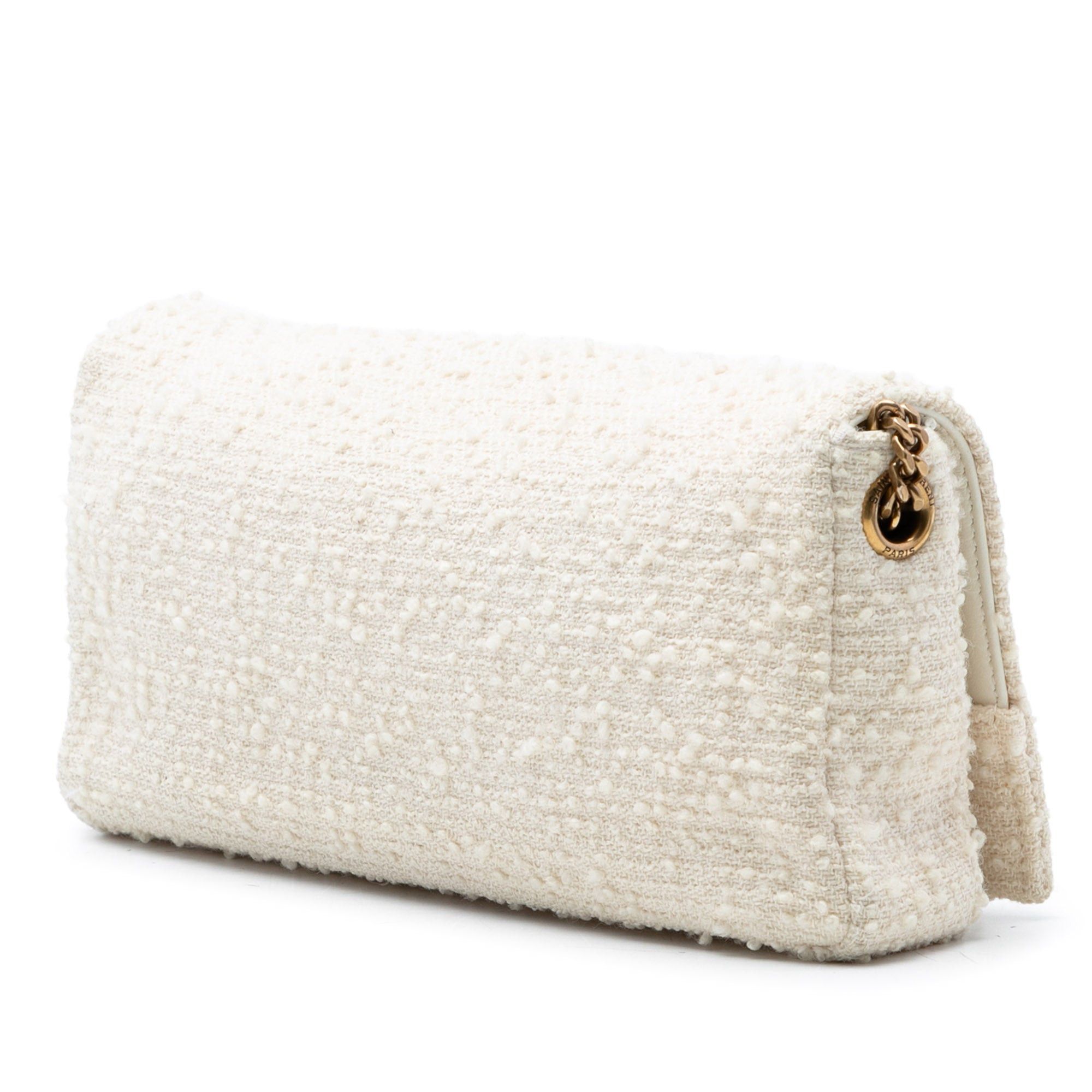 Saint Laurent Paris Tweed Monogram Kate 99 Tassel Bag Size ONE SIZE - 2 Thumbnail