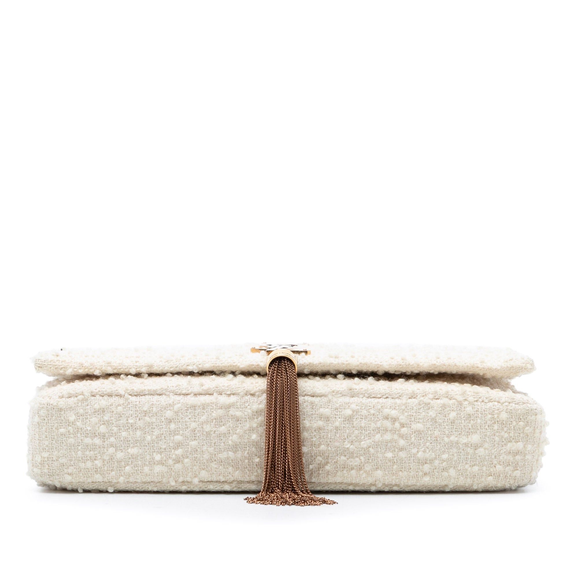 Saint Laurent Paris Tweed Monogram Kate 99 Tassel Bag Size ONE SIZE - 3 Thumbnail