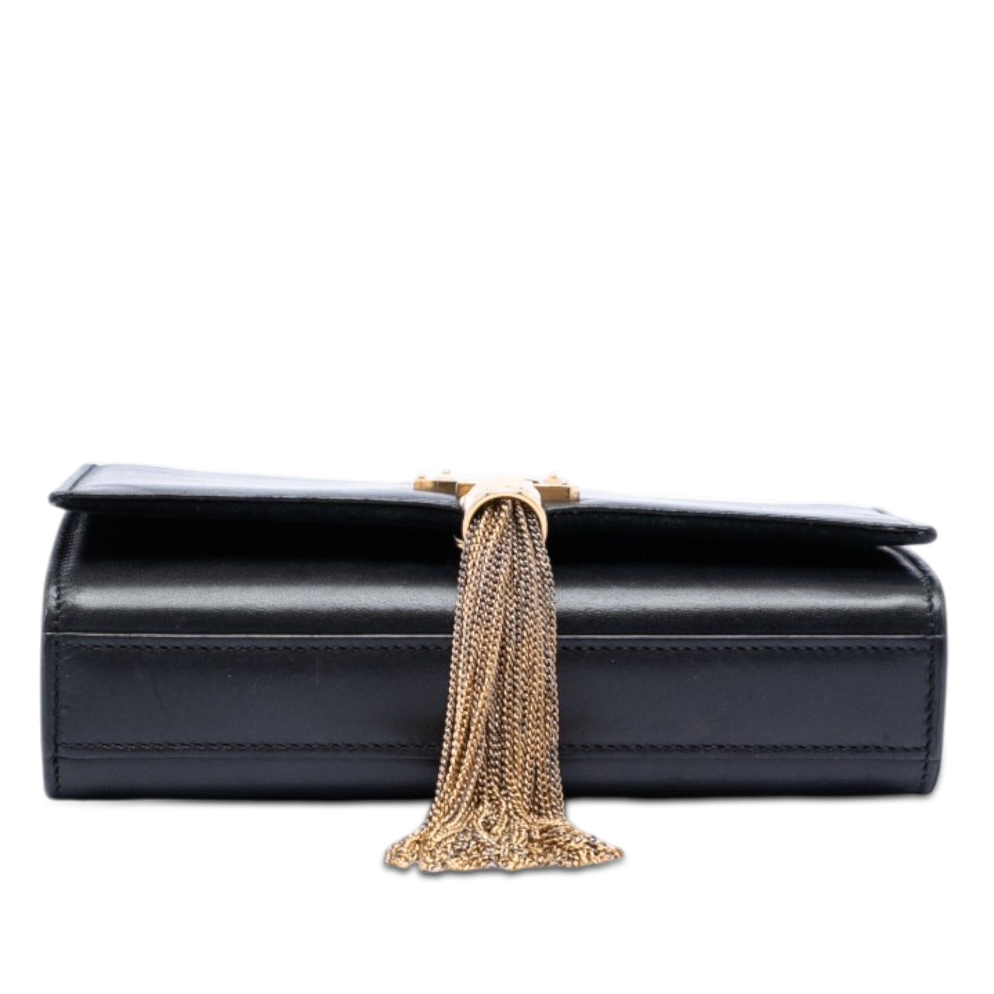 Saint Laurent Paris Small Leather Monogram Kate Tassel Crossbody Size ONE SIZE - 3 Thumbnail