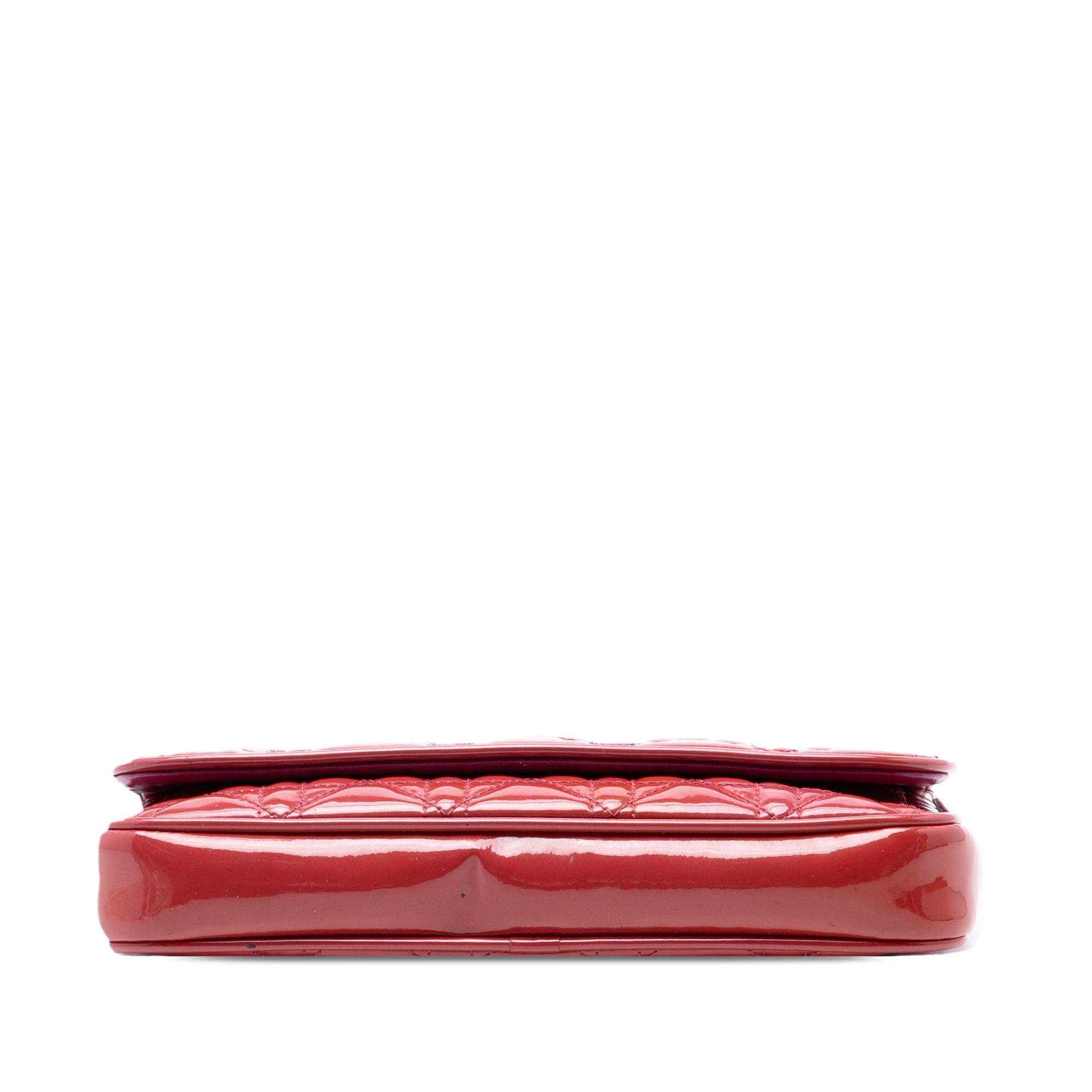 Dior Patent Cannage Lady Dior Wallet On Chain Size ONE SIZE - 3 Thumbnail
