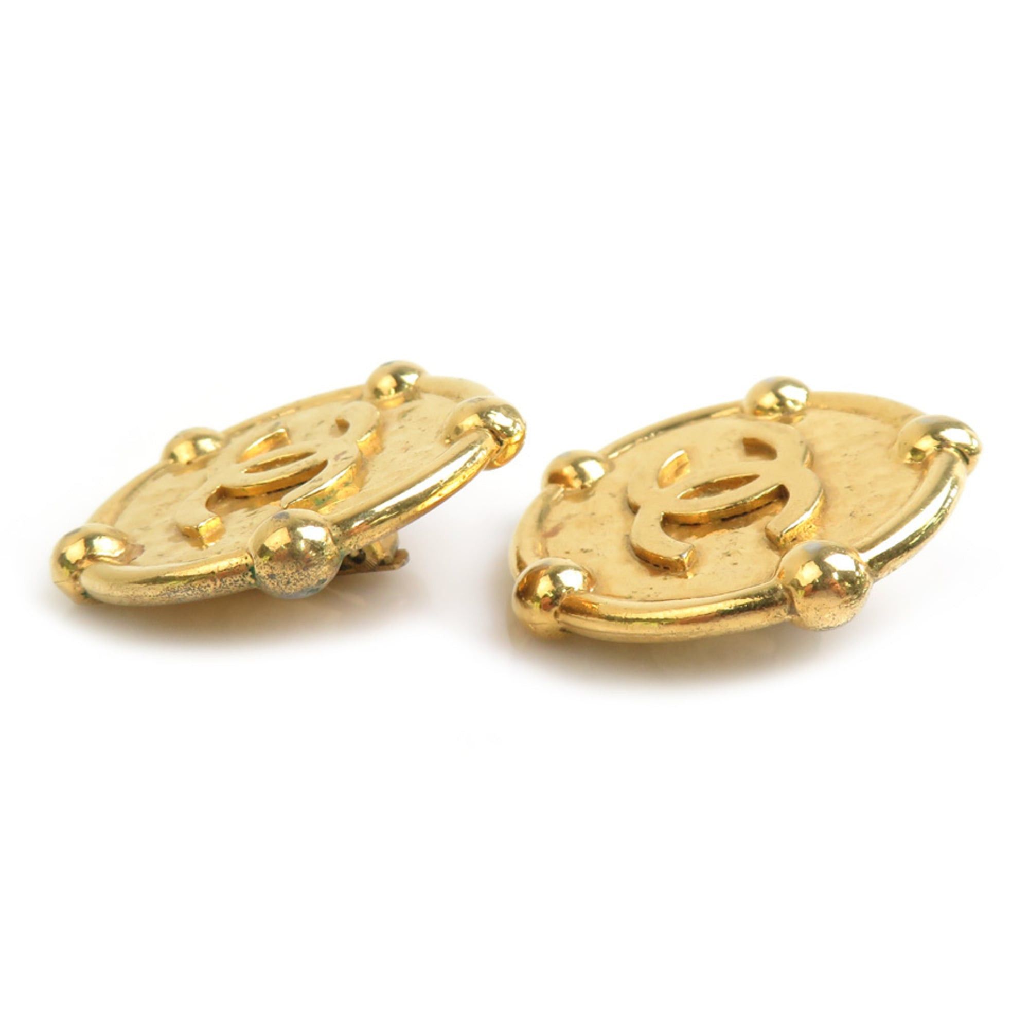Chanel Chanel Earrings Vintage Metal Gold Women's 56709g Size ONE SIZE - 3 Thumbnail