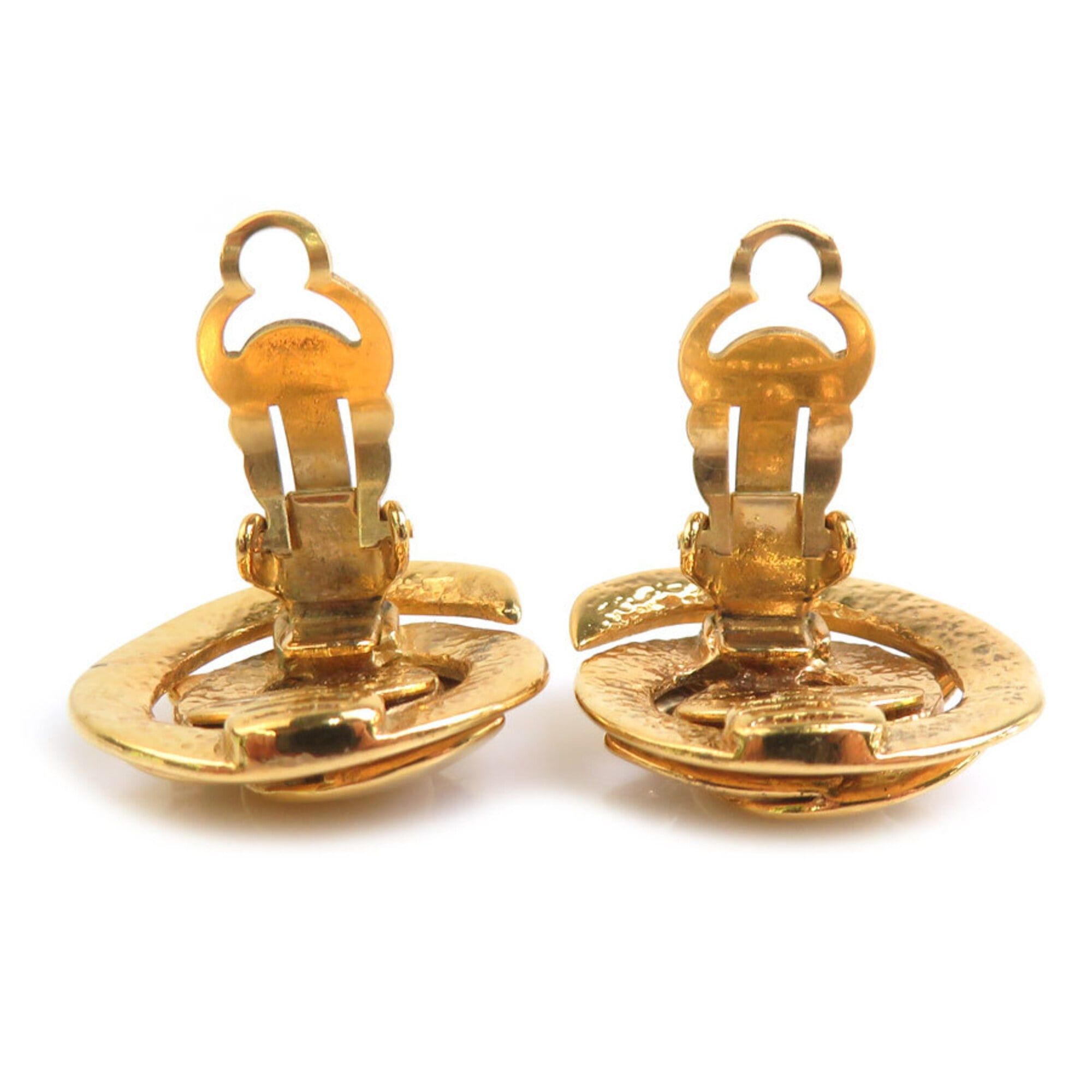 Chanel Chanel Earrings Vintage Metal Gold Women's 56710k Size ONE SIZE - 6 Thumbnail