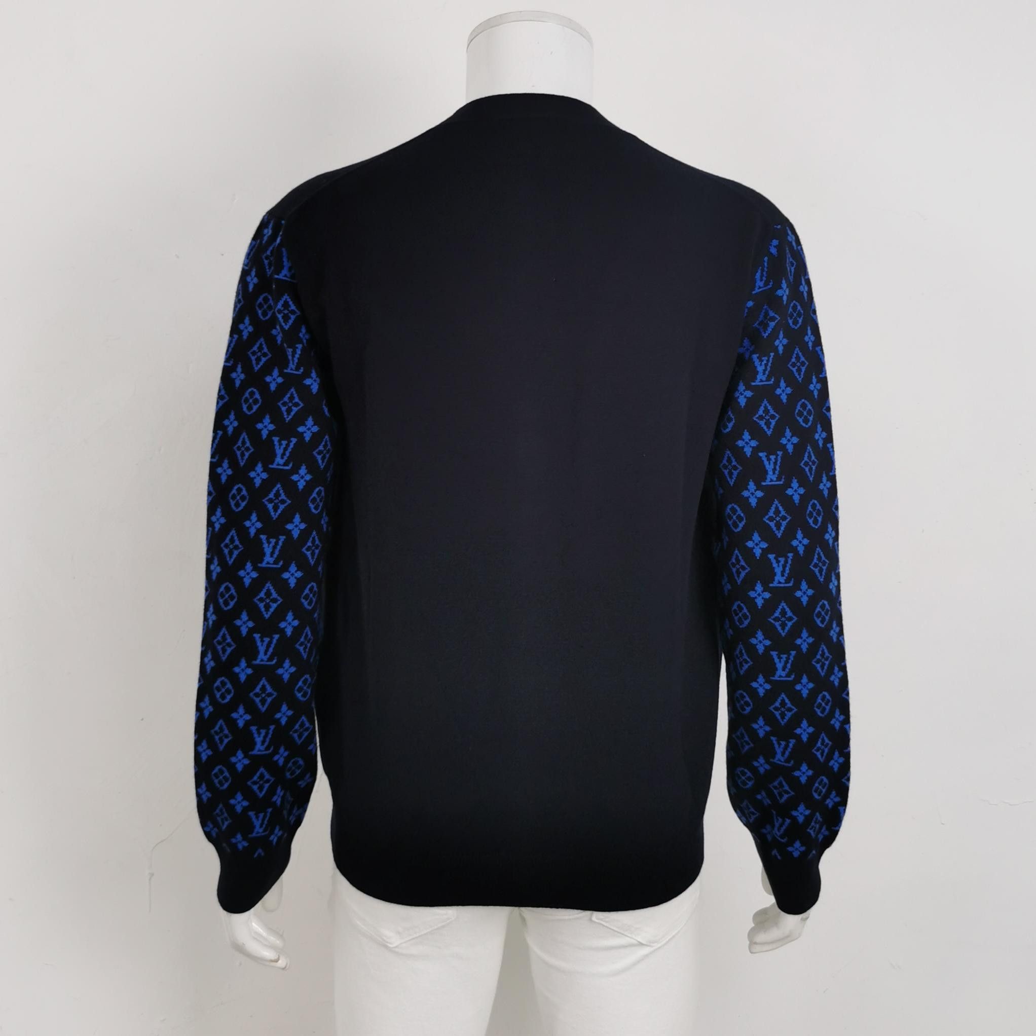Louis Vuitton Louis Vuitton Monogram Knit Cardigan US M Size US M / EU 48-50 / 2 - 2 Thumbnail