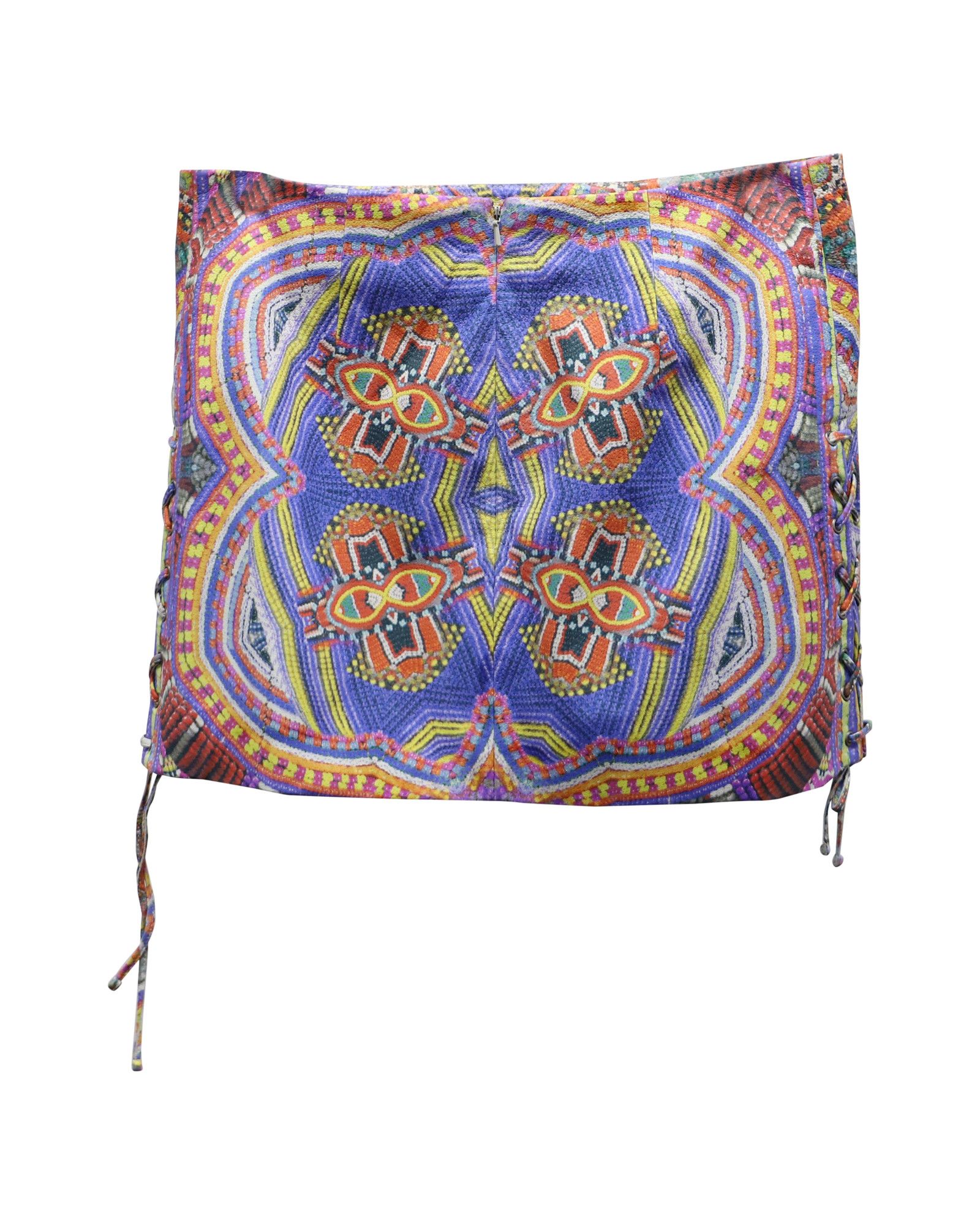 CAMILLA Camilla Geometric Print Mini Skirt in Multicolor Polyester Size 25" / US 0 / IT 36 - 2 Thumbnail