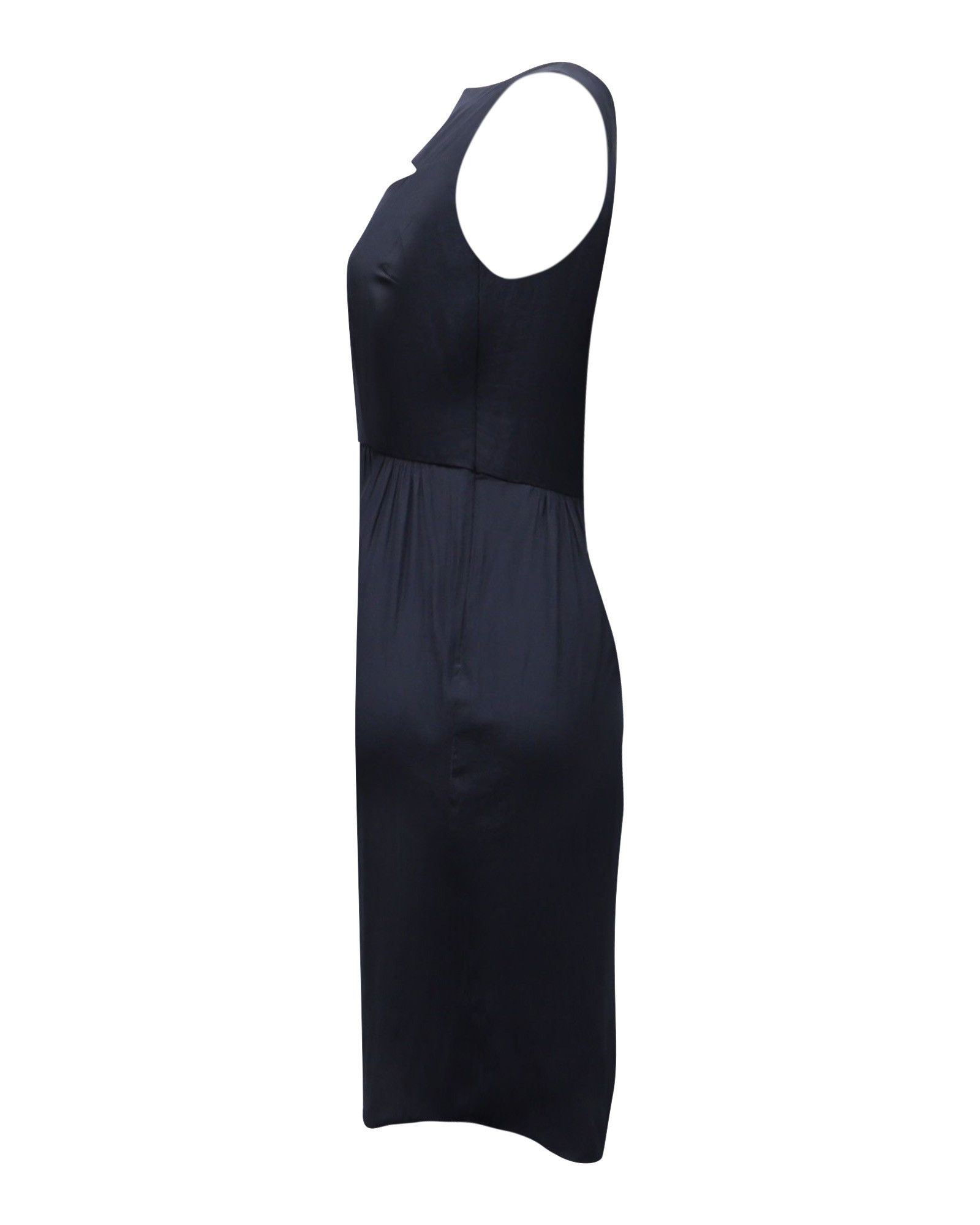 Ulla Johnson Ulla Johnson Cut-Out Sleeveless Midi Dress in Navy Blue Poly Size XS / US 0-2 / IT 36-38 - 2 Thumbnail