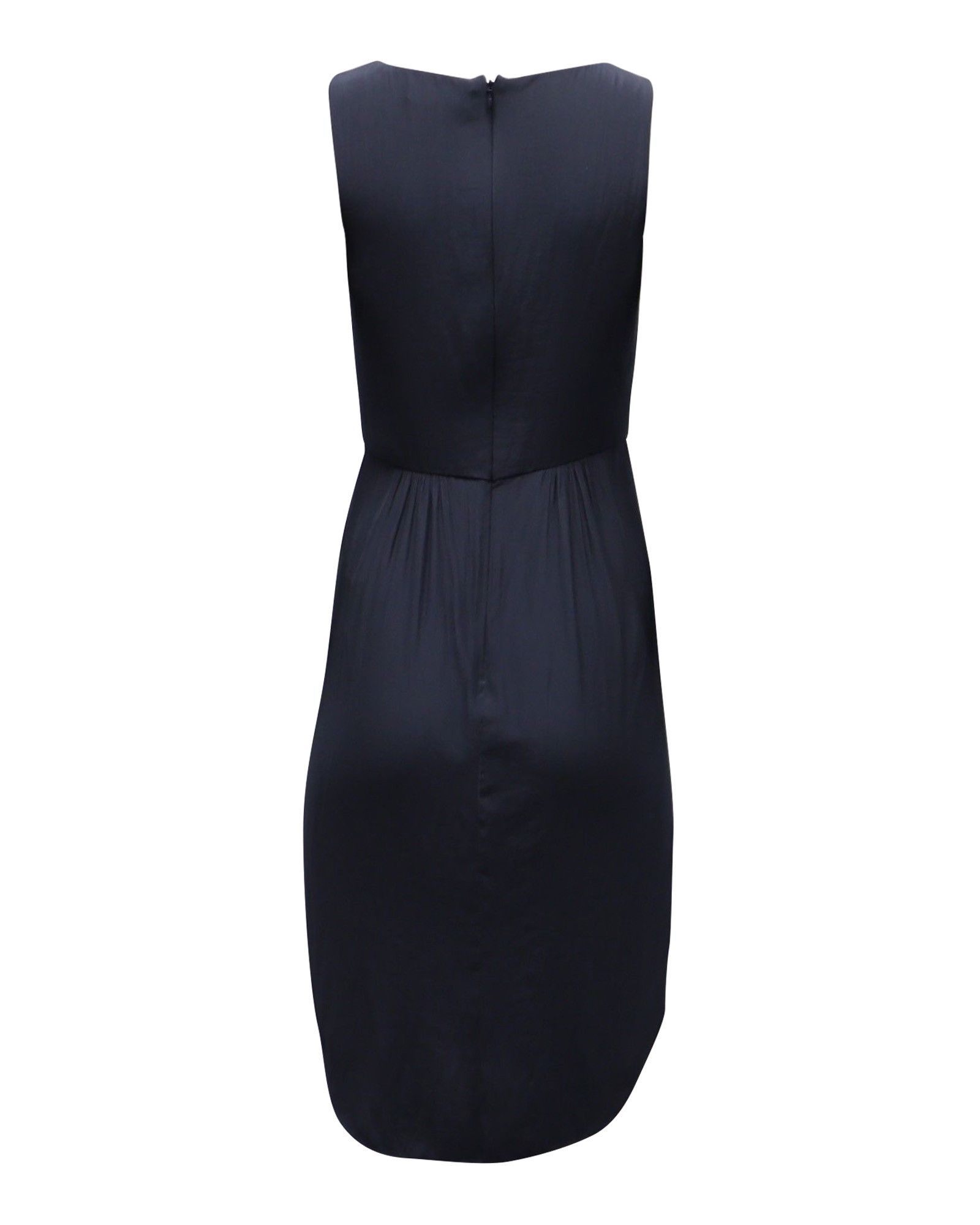 Ulla Johnson Ulla Johnson Cut-Out Sleeveless Midi Dress in Navy Blue Poly Size XS / US 0-2 / IT 36-38 - 3 Thumbnail
