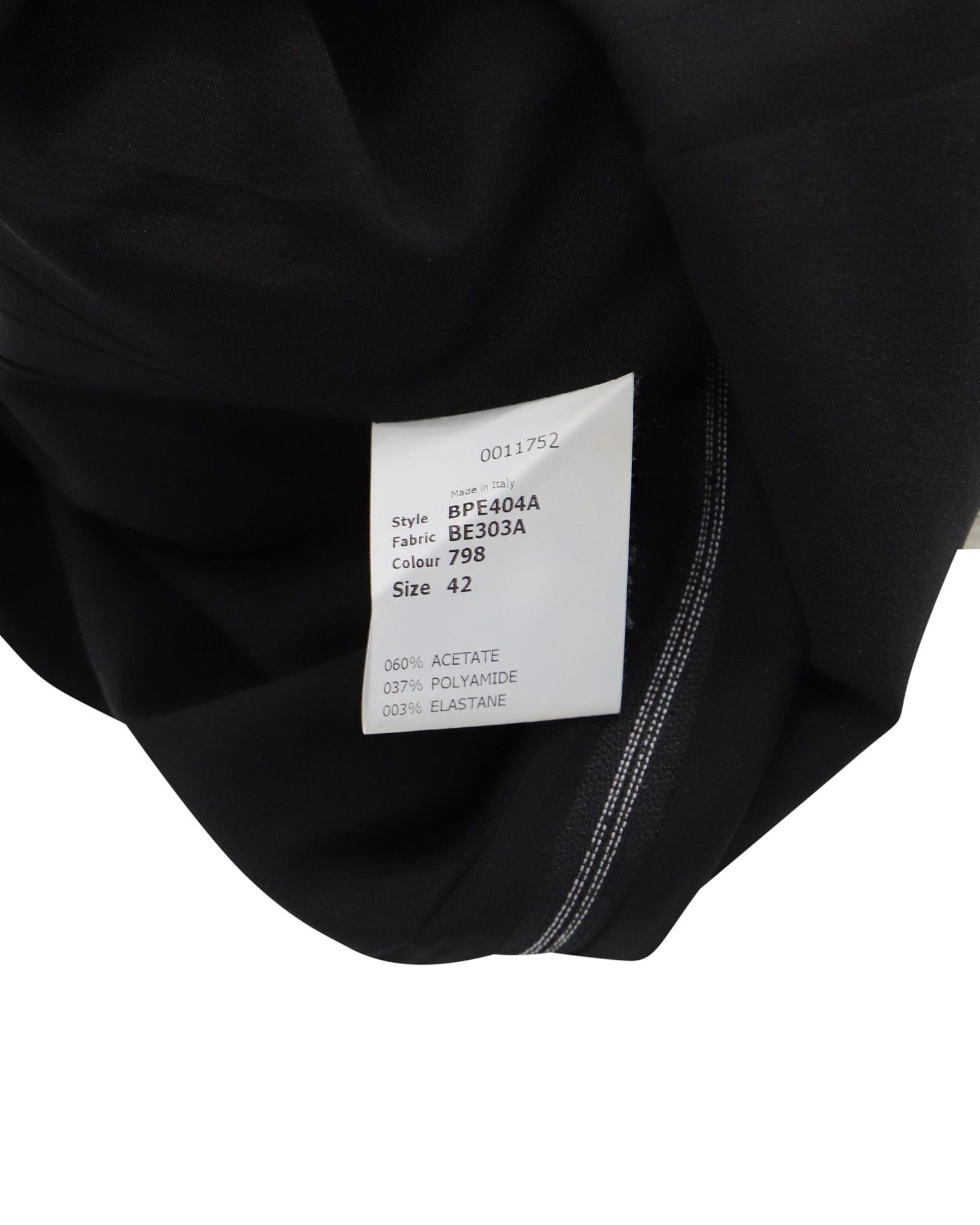 Antonio Berardi Antonio Berardi Contrast Ruffle Sheath Dress in Black Acetat Size XXS / US 00 / IT 34 - 5 Thumbnail
