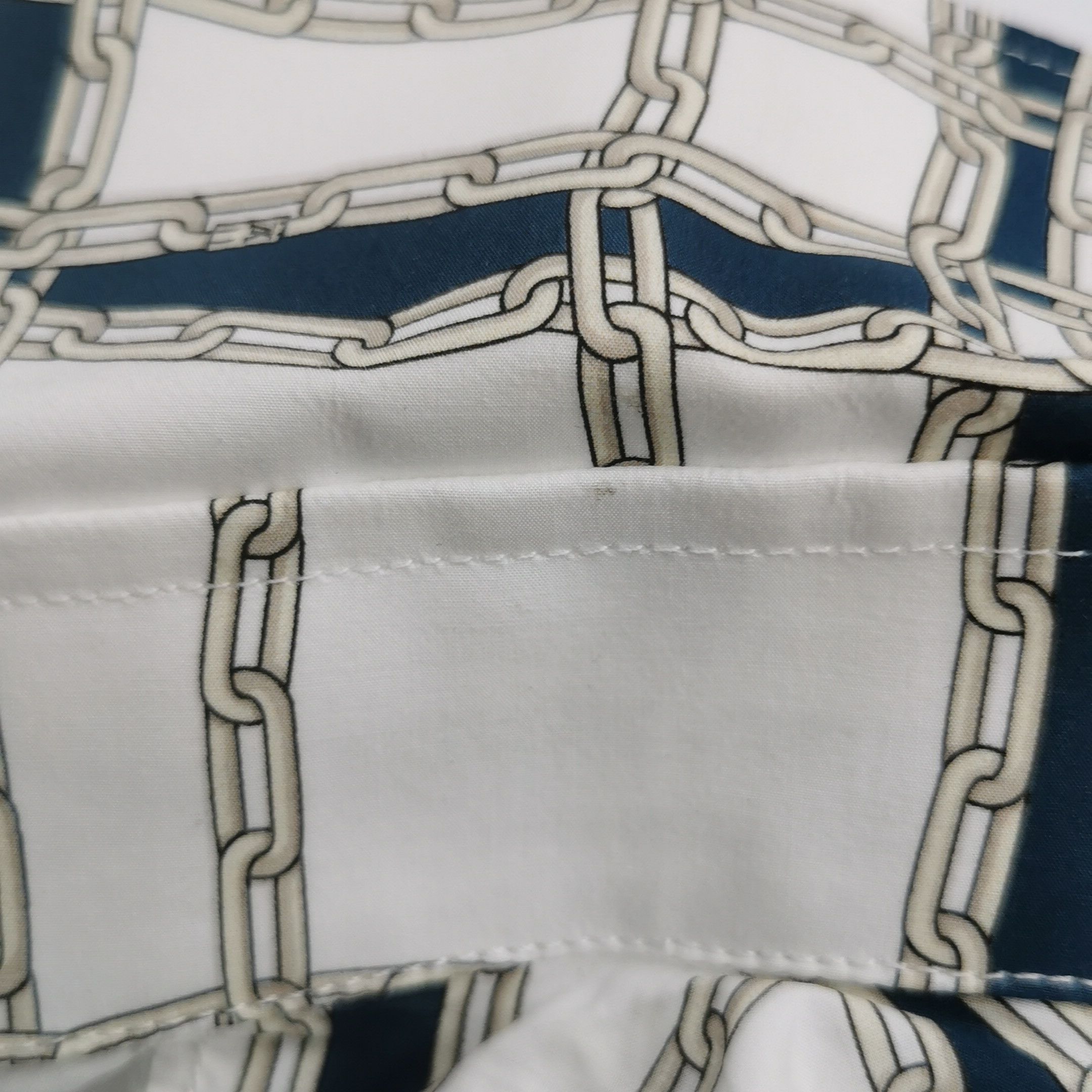 Louis Vuitton Louis Vuitton Chain Grid Short Sleeve Shirt XXL Size US XXL / EU 58 / 5 - 8 Thumbnail