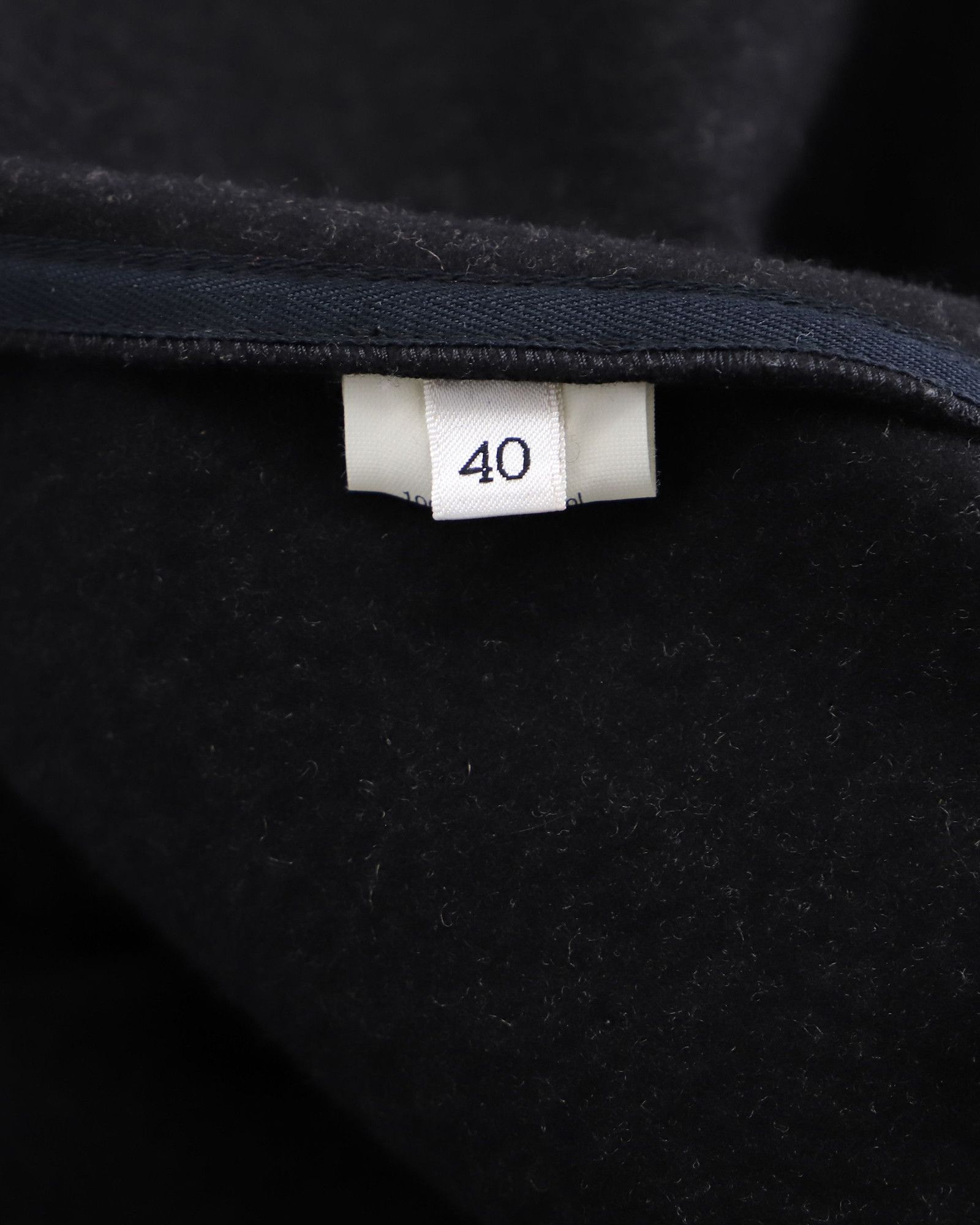 Lanvin Lanvin Shawl Long Coat in Black Wool Size M / US 6-8 / IT 42-44 - 5 Thumbnail