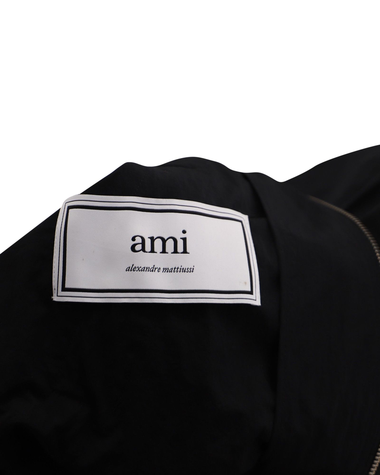 AMI Ami Paris Bomber Jacket in Black Polyamide Size US XS / EU 42 / 0 - 3 Thumbnail