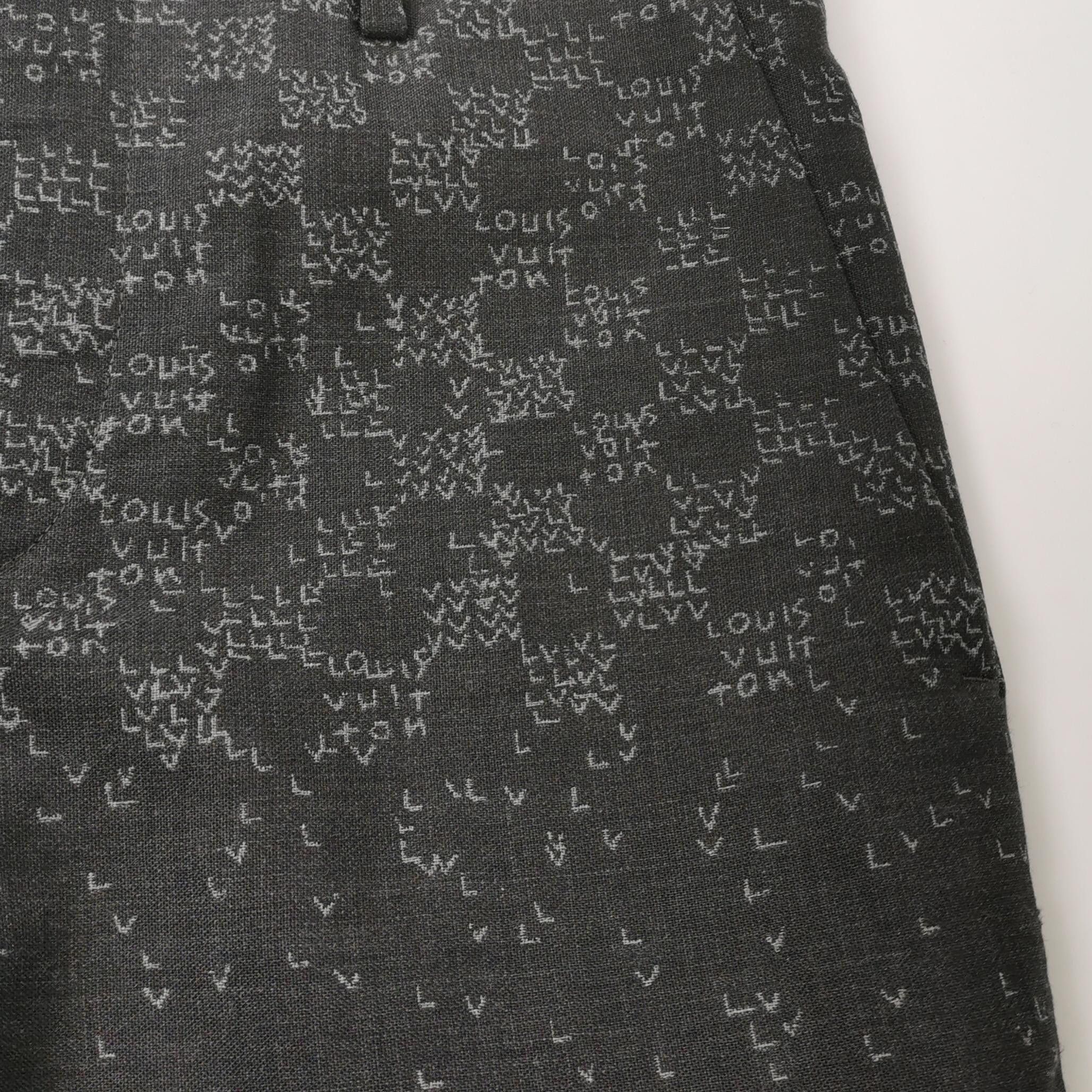 Louis Vuitton Louis Vuitton Monogram Wool Silk Pants FR 38 Size 27" / US 4 / IT 40 - 3 Thumbnail