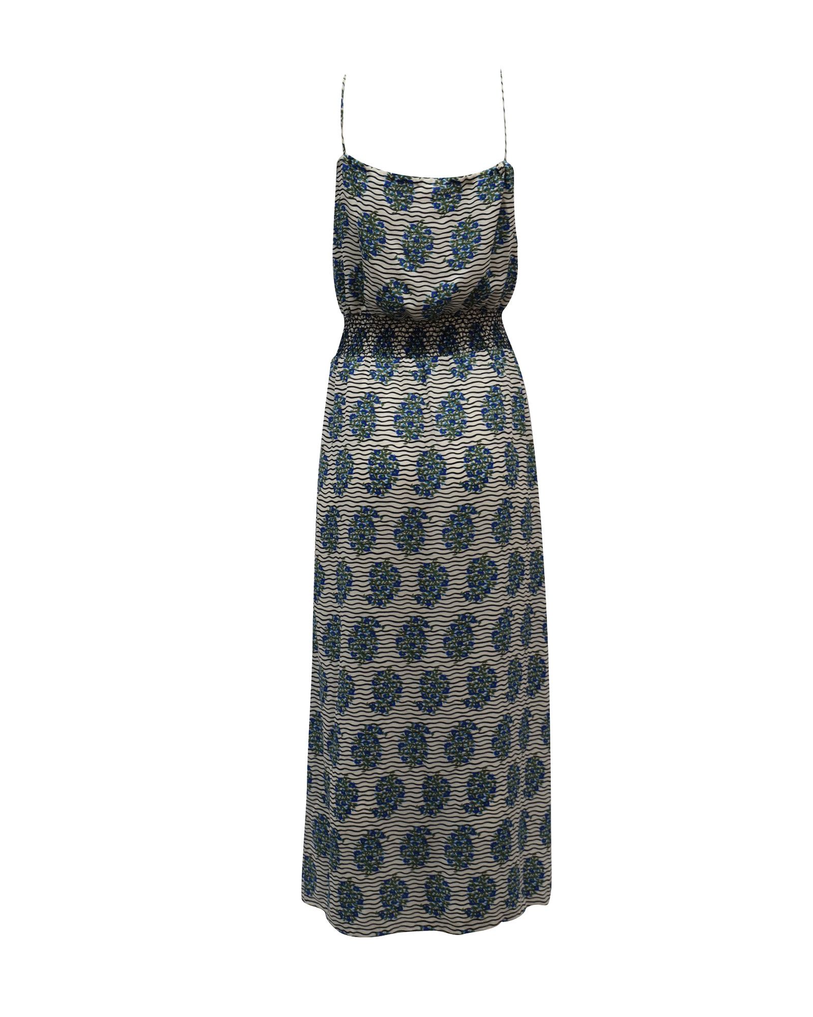 Tory Burch Tory Burch Maxi Dress in Floral Print Silk Size XS / US 0-2 / IT 36-38 - 3 Thumbnail