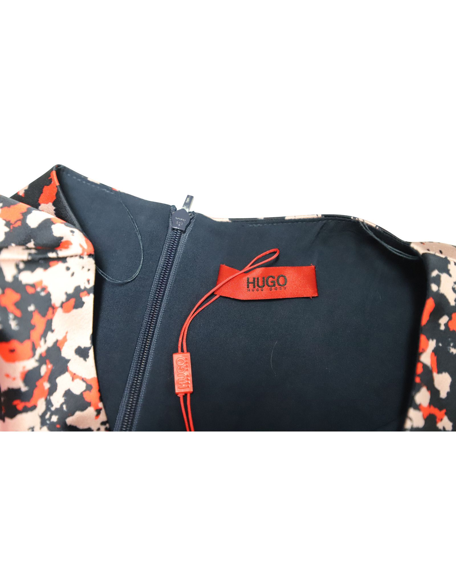 Hugo Boss Hugo Boss Camouflage Print Shift Dress in Multicolor Polyest Size S / US 4 / IT 40 - 5 Thumbnail