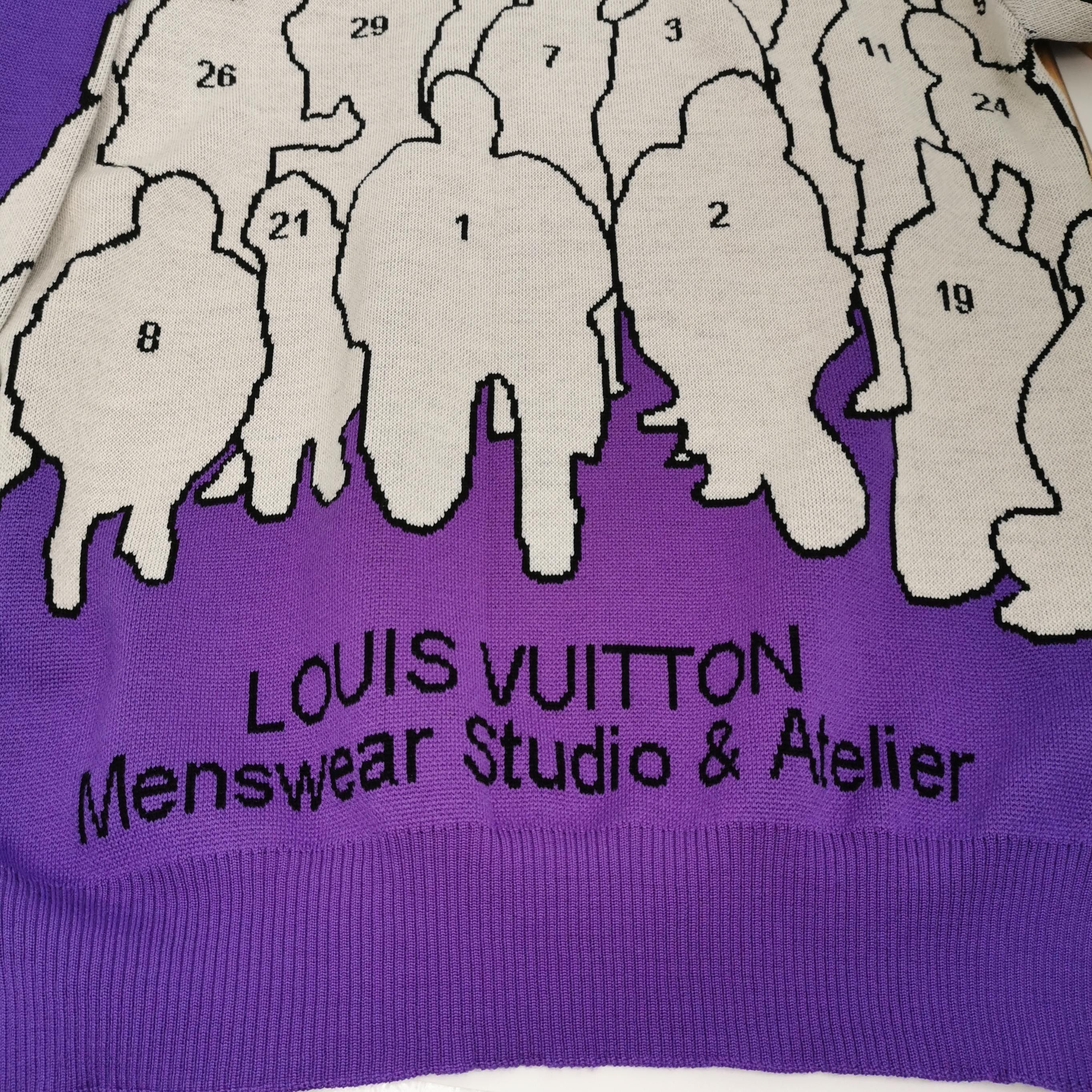 Louis Vuitton Louis Vuitton Studio & Atelier Intarsia Sweater XL Size US XL / EU 56 / 4 - 3 Thumbnail