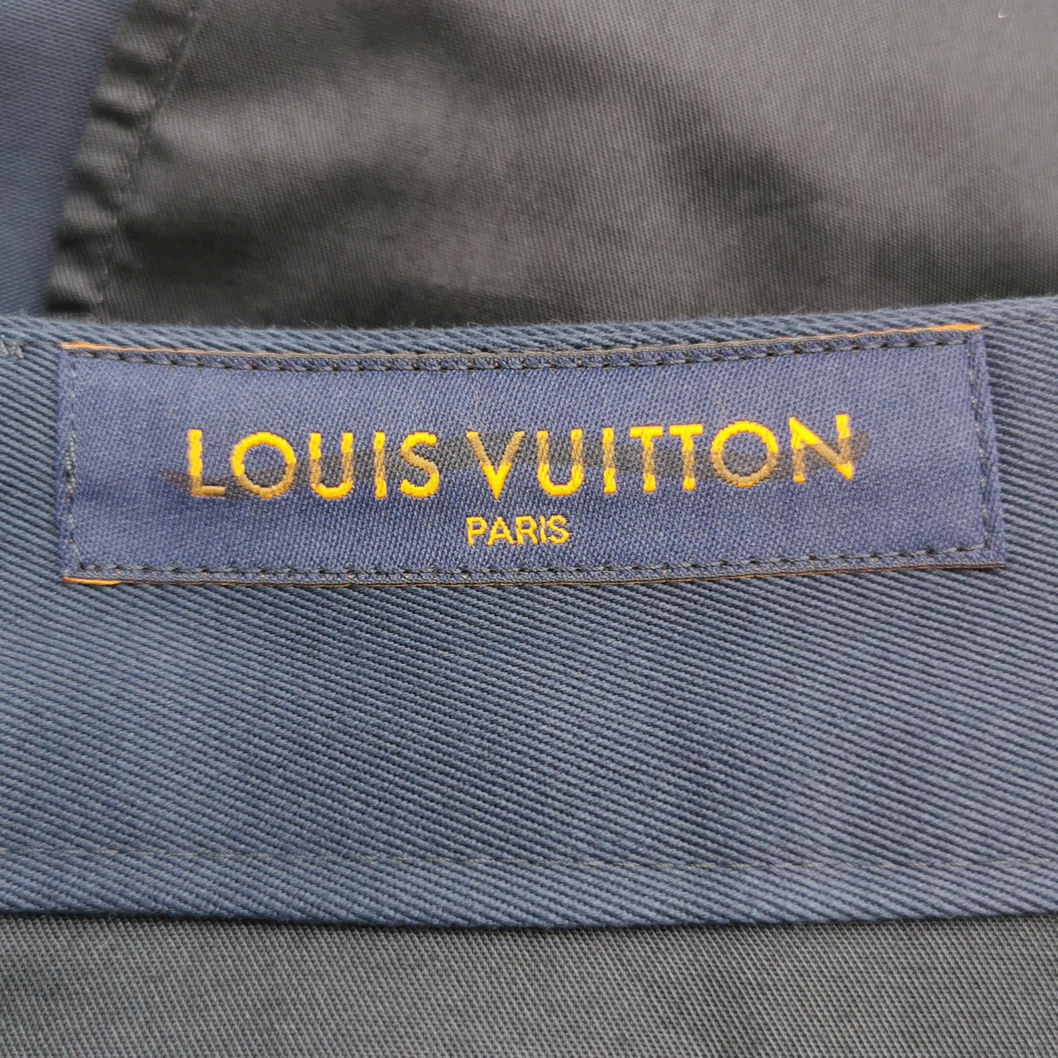 Louis Vuitton Louis Vuitton Navy Cotton Chino Shorts 46 Size US 30 / EU 46 - 10 Thumbnail