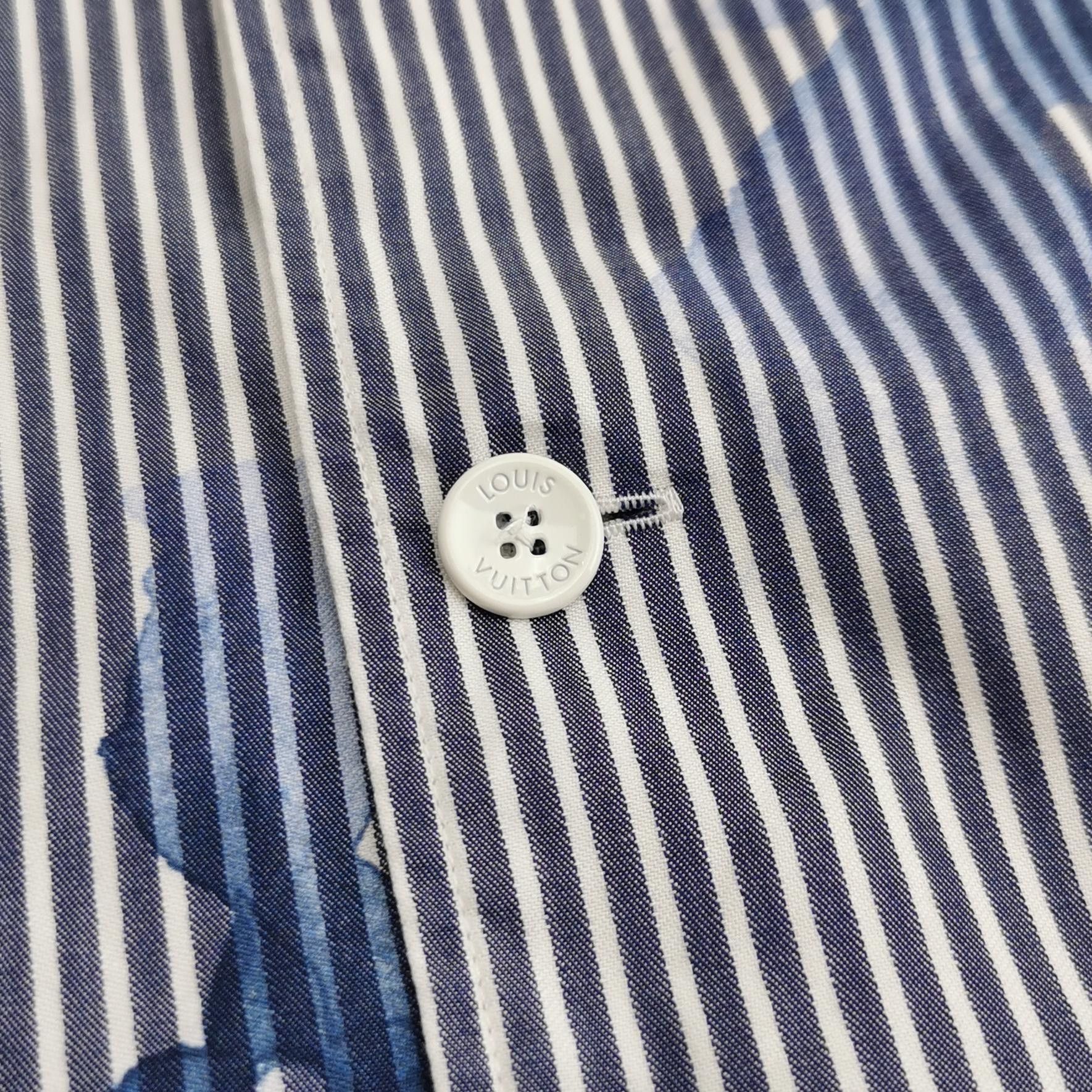 Louis Vuitton Louis Vuitton Monogram Tie-Dye Striped Shirt Size S Size US S / EU 44-46 / 1 - 4 Thumbnail