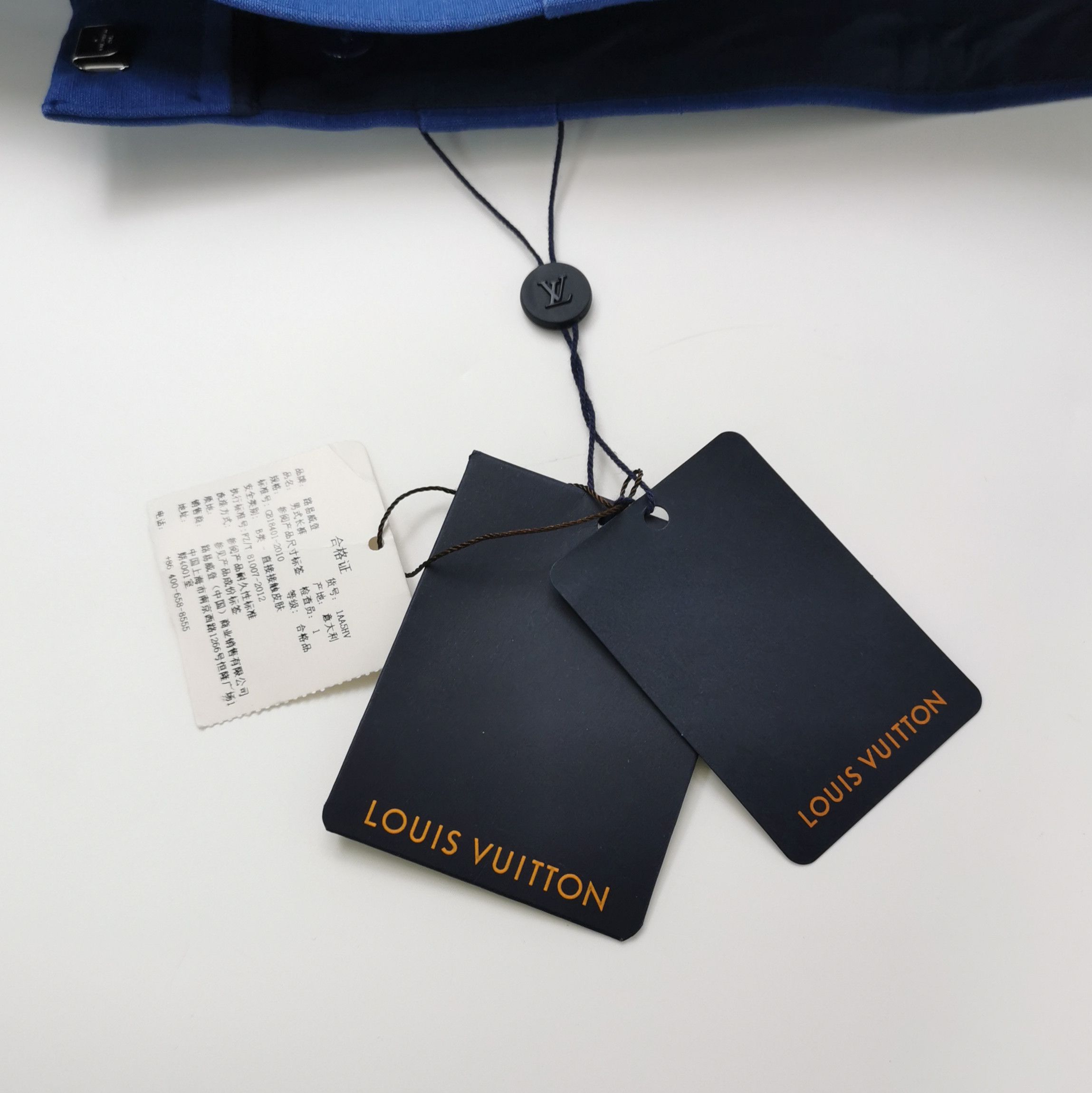 Louis Vuitton Louis Vuitton Blue Cotton Cargo Pants Size 30 Size US 30 / EU 46 - 4 Thumbnail