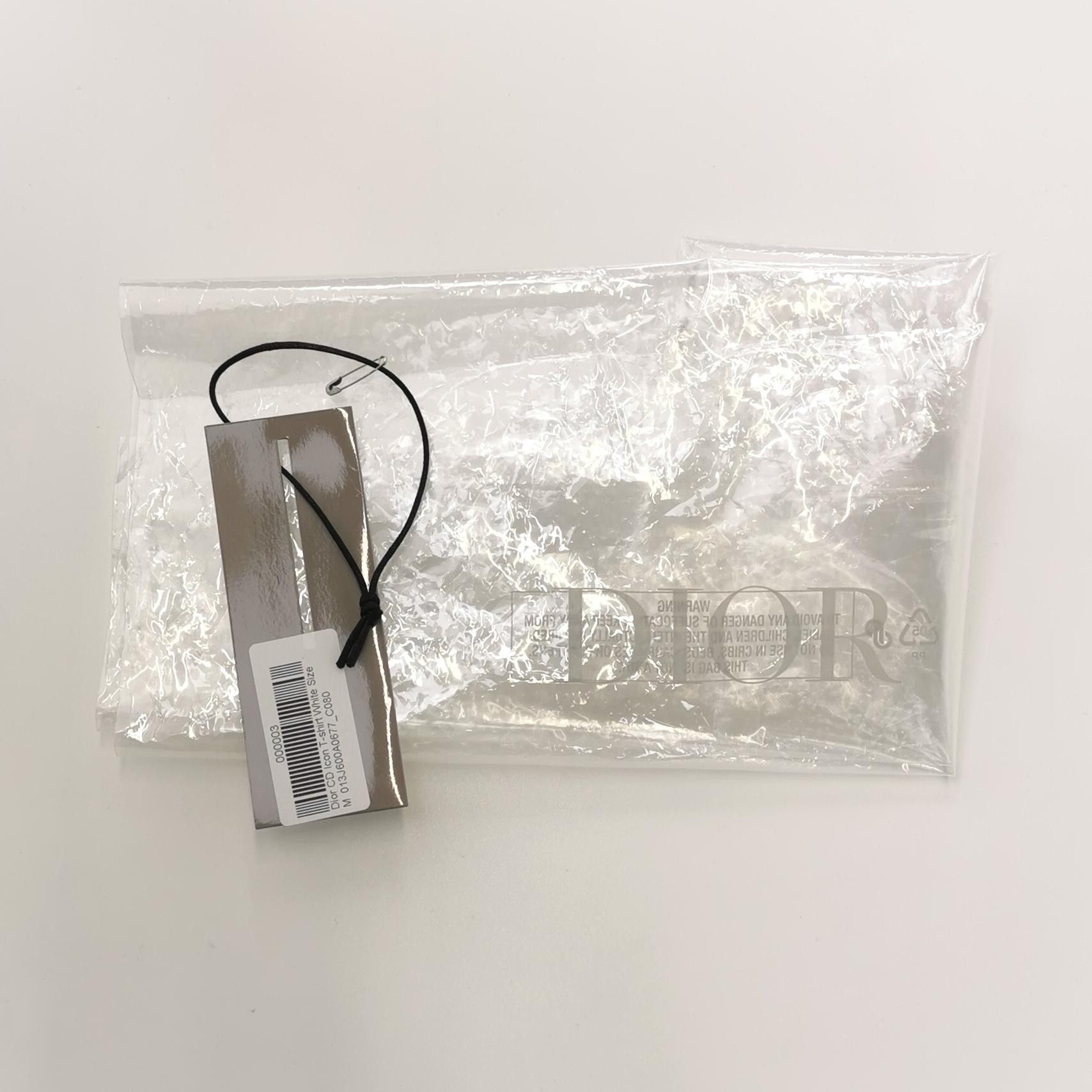Dior Dior CD Icon Embroidered T-Shirt White Size M Size US M / EU 48-50 / 2 - 4 Thumbnail