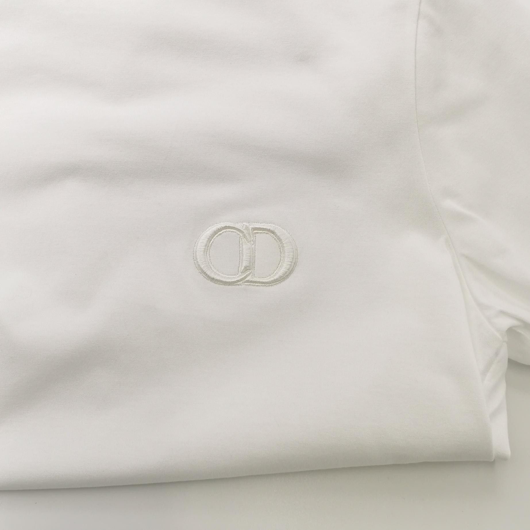 Dior Dior CD Icon Embroidery T-Shirt Size L Size US L / EU 52-54 / 3 - 3 Thumbnail