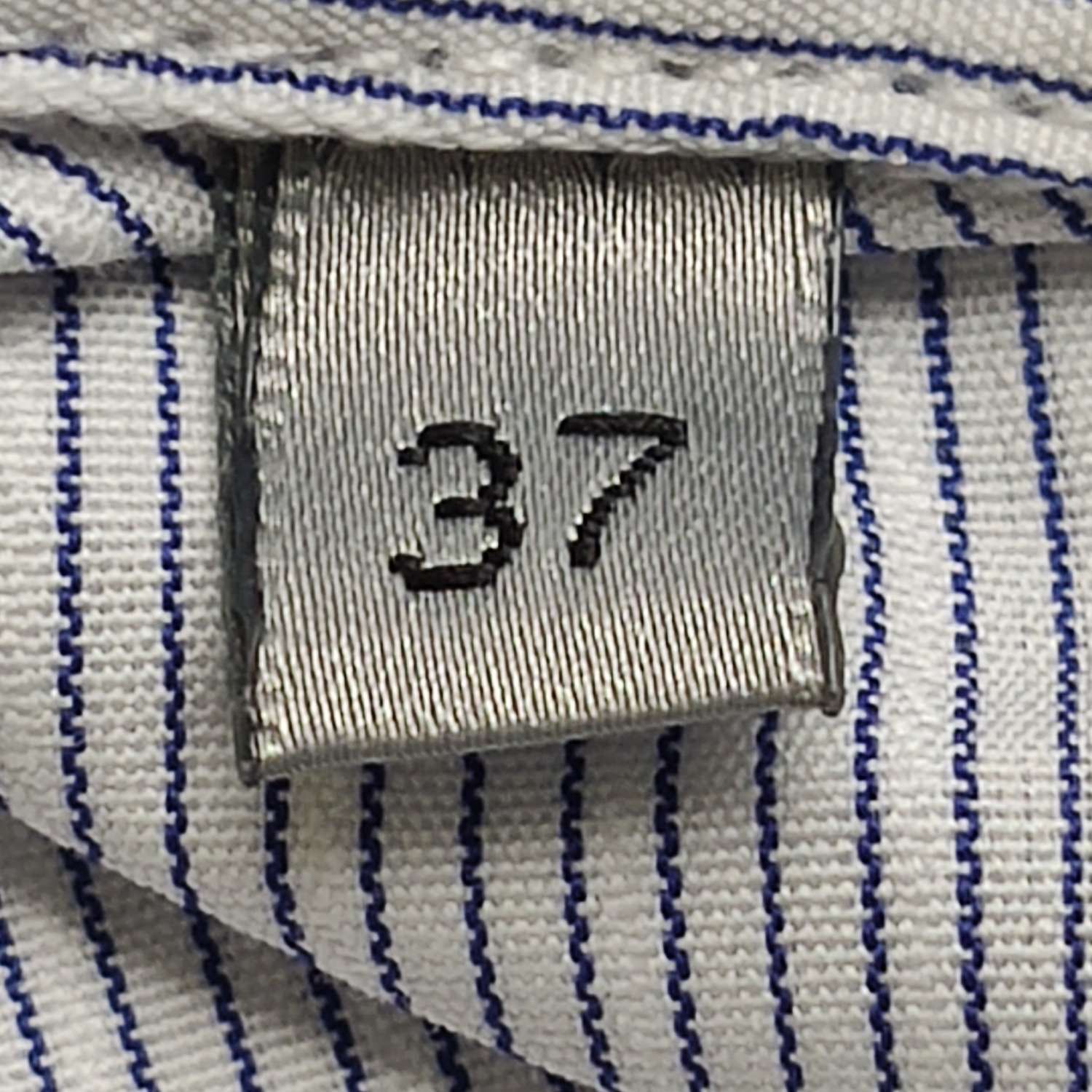 Dior Dior Striped CD Logo Short Sleeve Shirt 37 Size US S / EU 44-46 / 1 - 8 Thumbnail