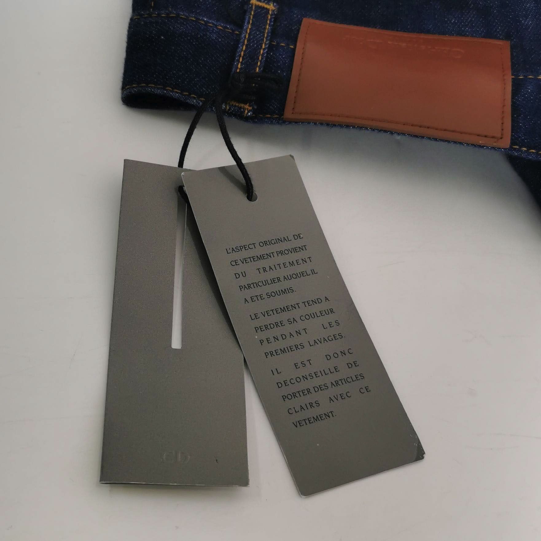 Dior Dior Dark Wash Denim Jeans 30 Size US 30 / EU 46 - 6 Thumbnail