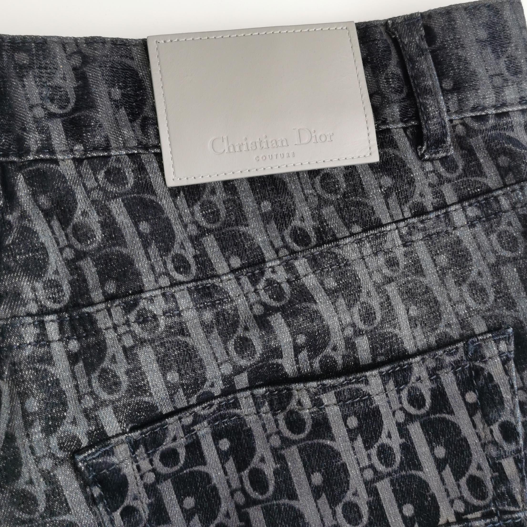 Dior Dior Oblique Monogram Denim Jeans 28 Size US 28 / EU 44 - 3 Thumbnail