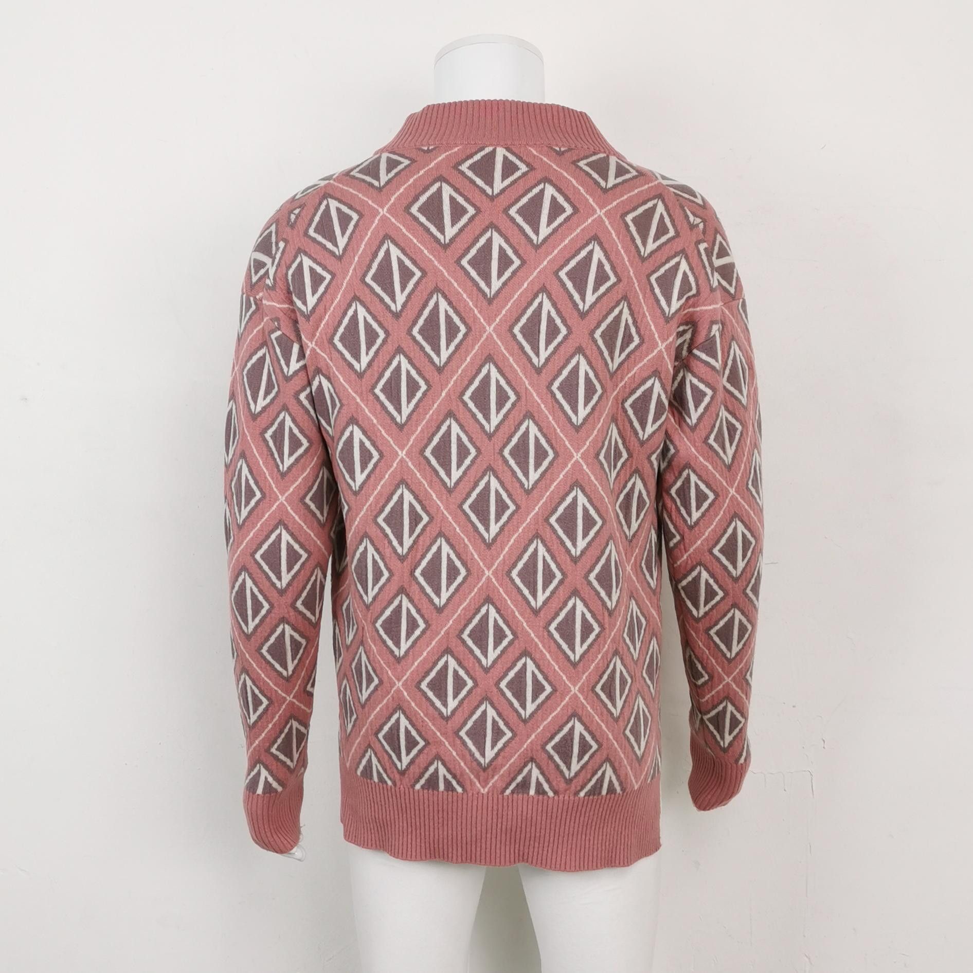 Dior Dior Geometric Pattern Cashmere Wool Sweater Size S Size US S / EU 44-46 / 1 - 2 Thumbnail