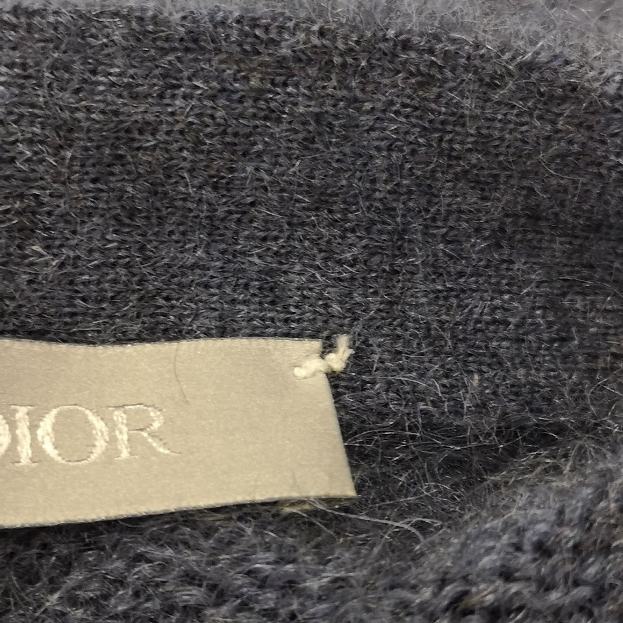Dior Dior Mohair Blend Back Logo Cardigan US M Size US M / EU 48-50 / 2 - 9 Thumbnail