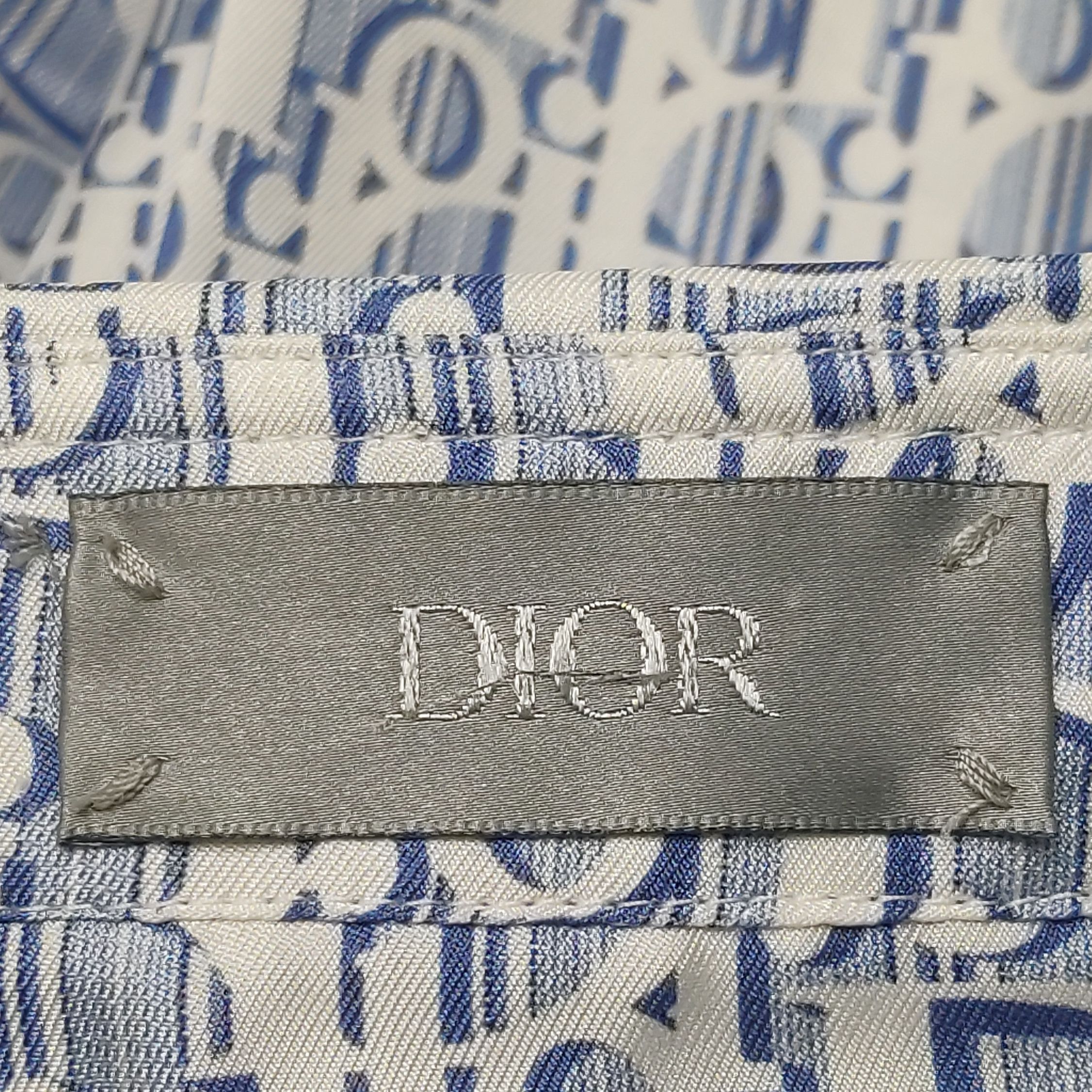 Dior Dior Oblique Silk Monogram Shirt Size 41 Size US L / EU 52-54 / 3 - 10 Thumbnail