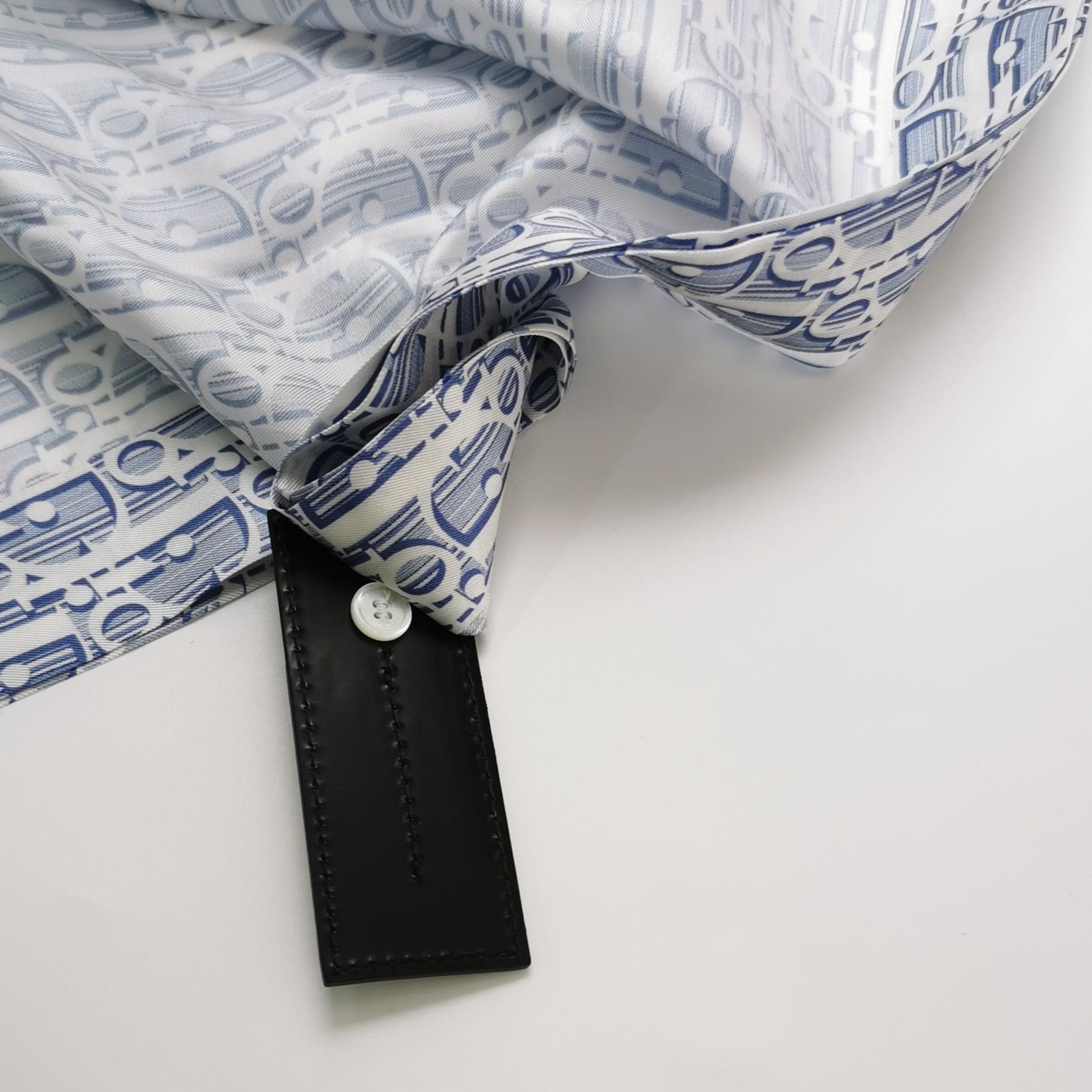 Dior Dior Oblique Silk Monogram Shirt Size 41 Size US L / EU 52-54 / 3 - 4 Thumbnail