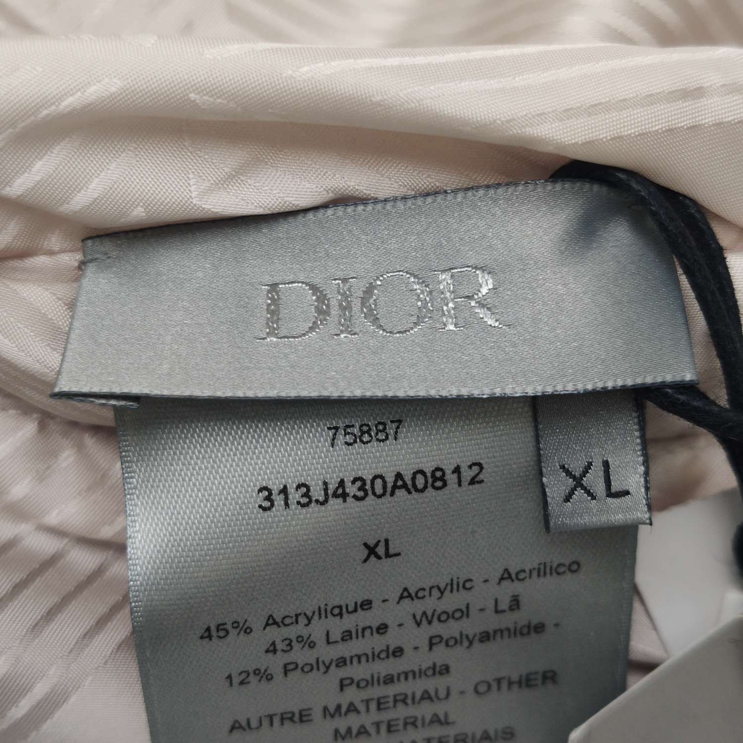 Dior Dior Reversible Wool Blend Patterned Vest XL Size US XL / EU 56 / 4 - 8 Thumbnail