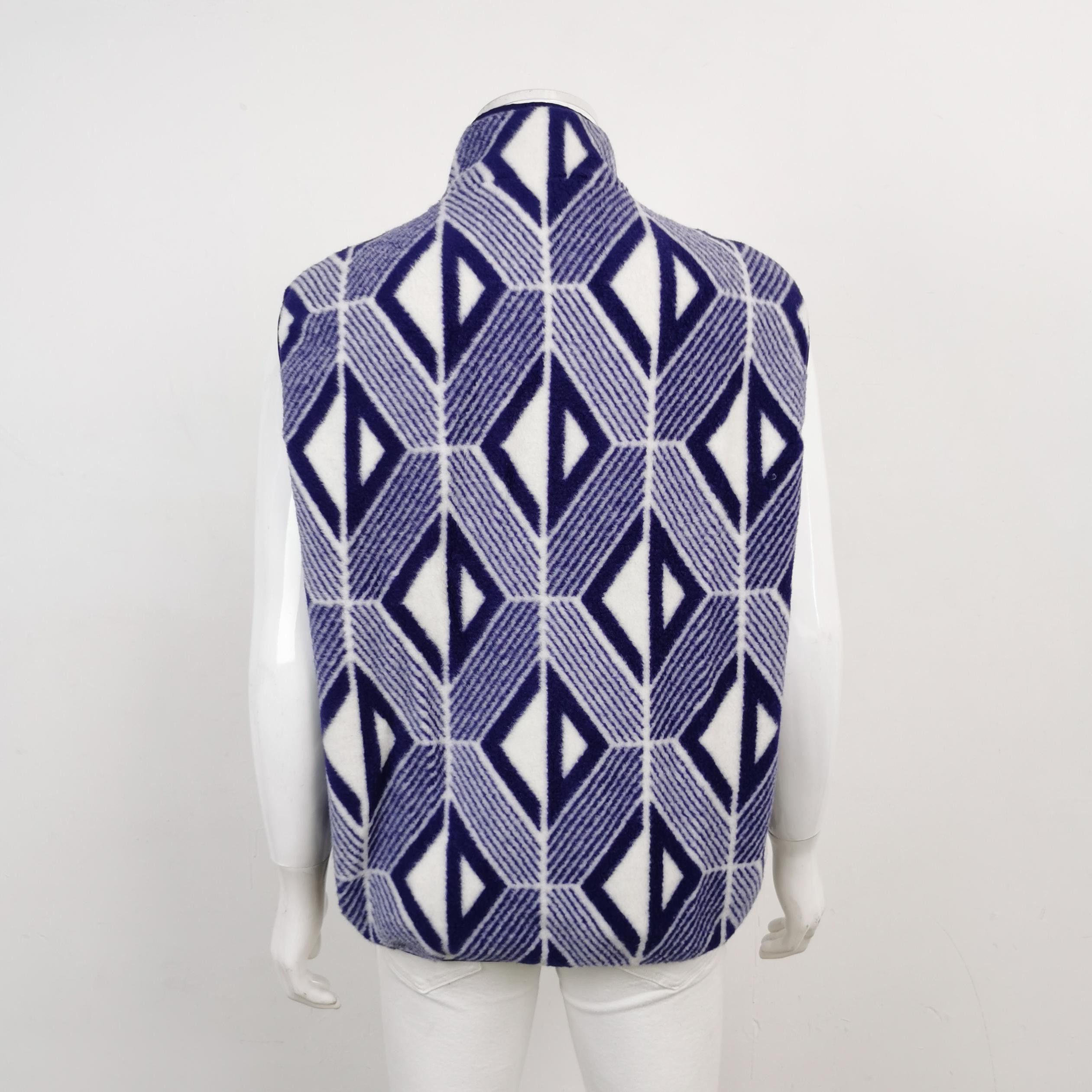 Dior Dior Reversible Geometric Pattern Vest XL Size US XL / EU 56 / 4 - 4 Thumbnail