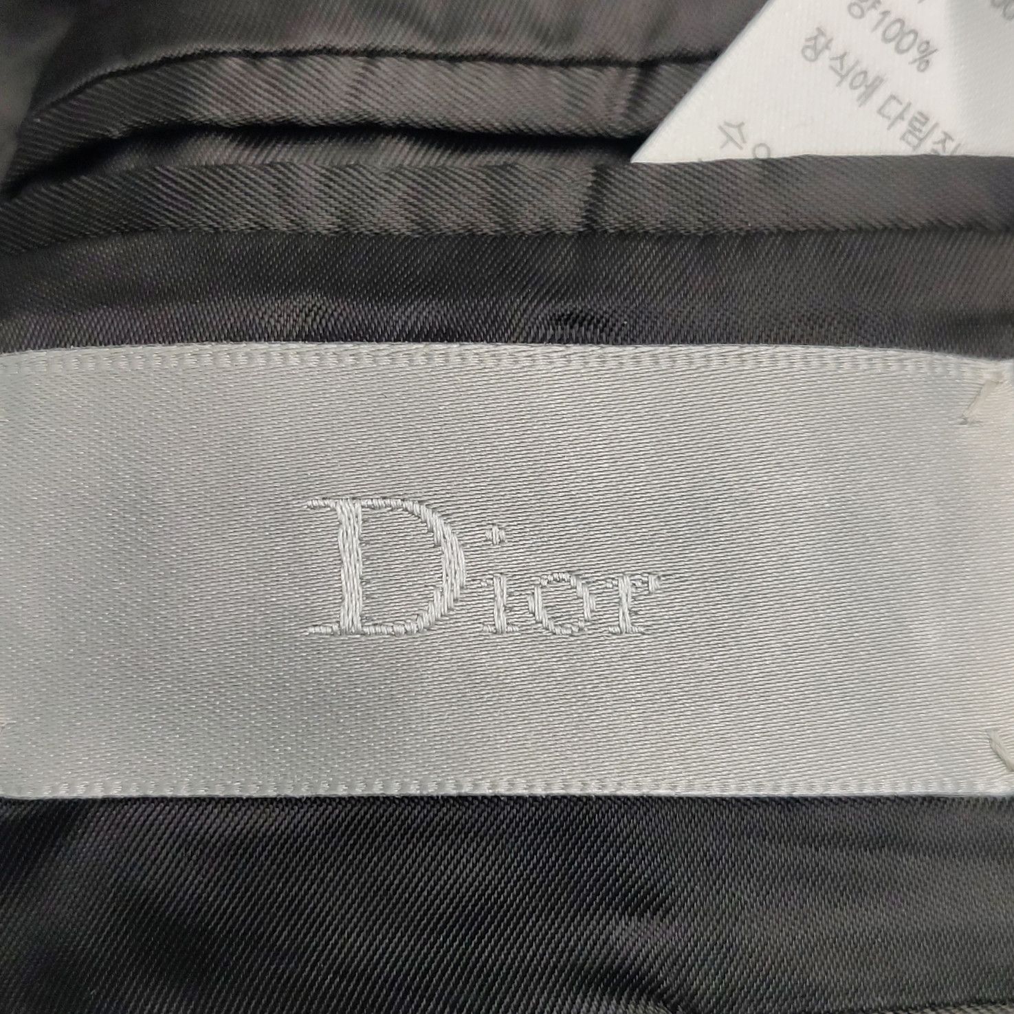 Dior Dior Navy Virgin Wool Suit 36R Size 36R - 4 Thumbnail