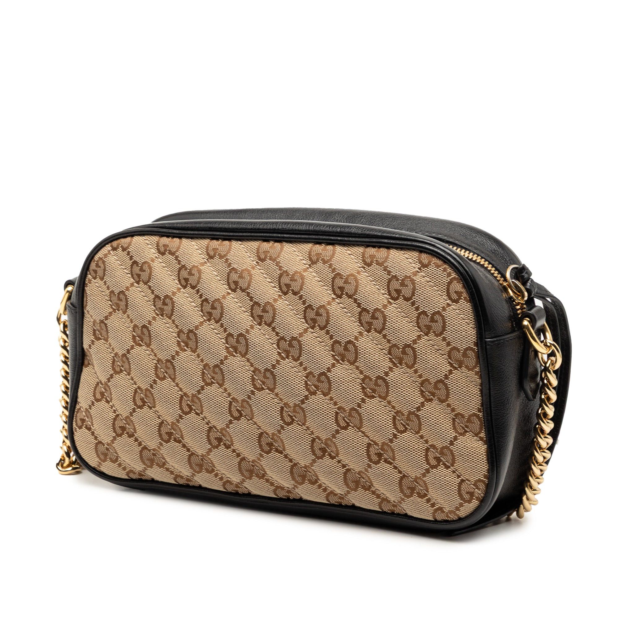 Gucci Small GG Marmont Matelasse GG Canvas and Leather Crossbody Size ONE SIZE - 2 Thumbnail