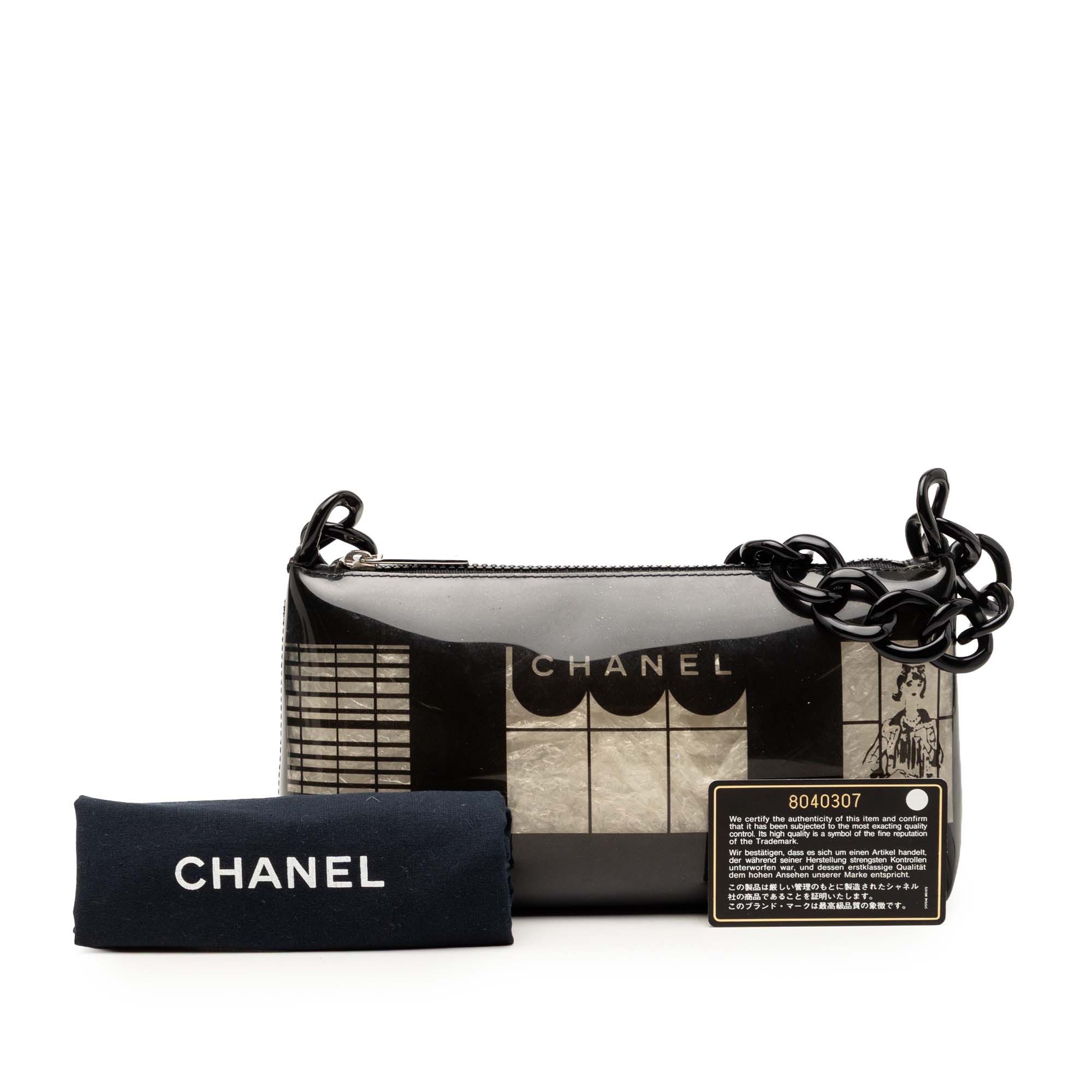 Chanel Vinyl Coco Window Pochette Size ONE SIZE - 8 Thumbnail