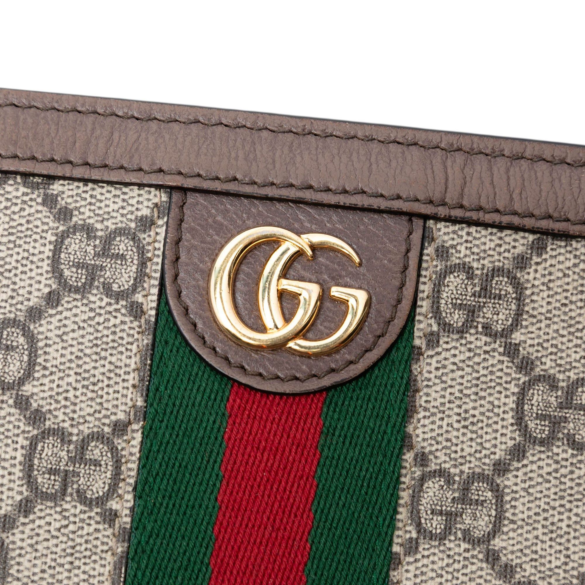 Gucci GG Supreme Web Ophidia Clutch Size ONE SIZE - 6 Thumbnail
