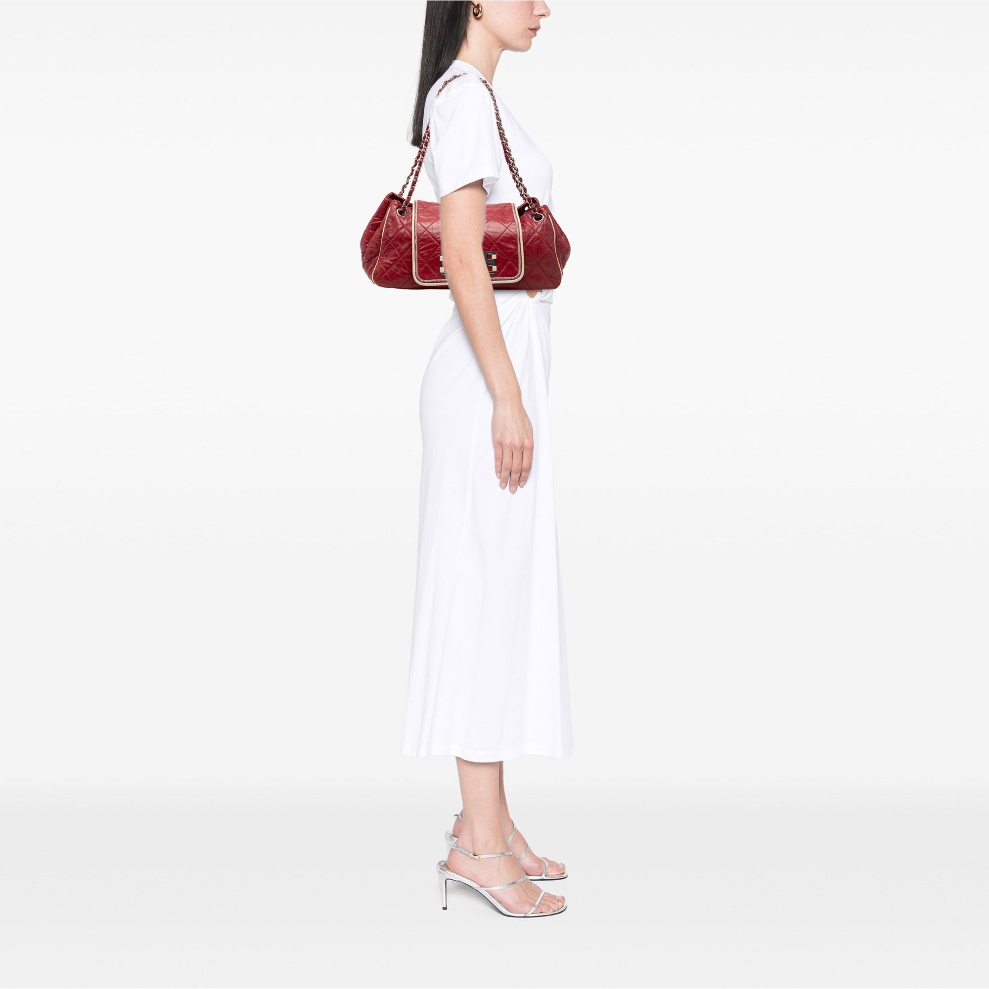 Chanel Quilted Aged Calfskin Reissue 2.55 East West Accordion Flap Size ONE SIZE - 7 Thumbnail