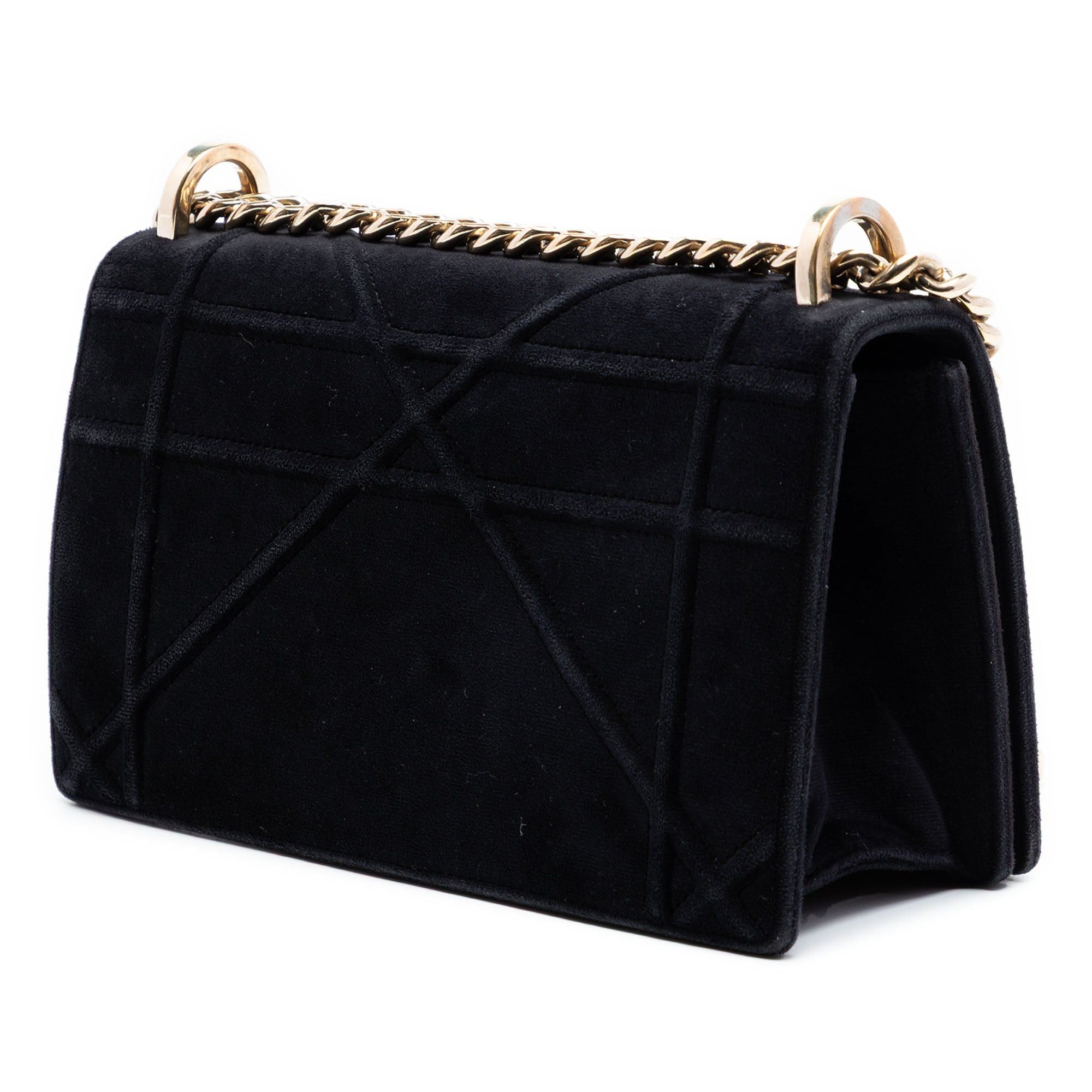 Dior Small Velvet Diorama Flap Size ONE SIZE - 2 Thumbnail