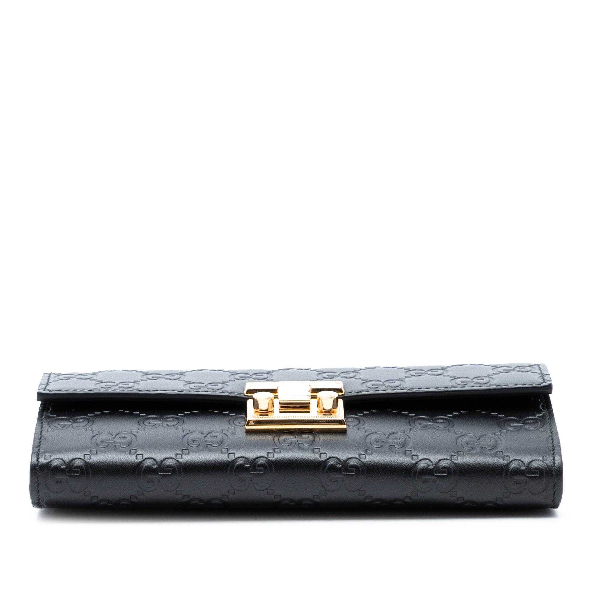Gucci Guccissima Padlock Wallet On Chain Size ONE SIZE - 3 Thumbnail