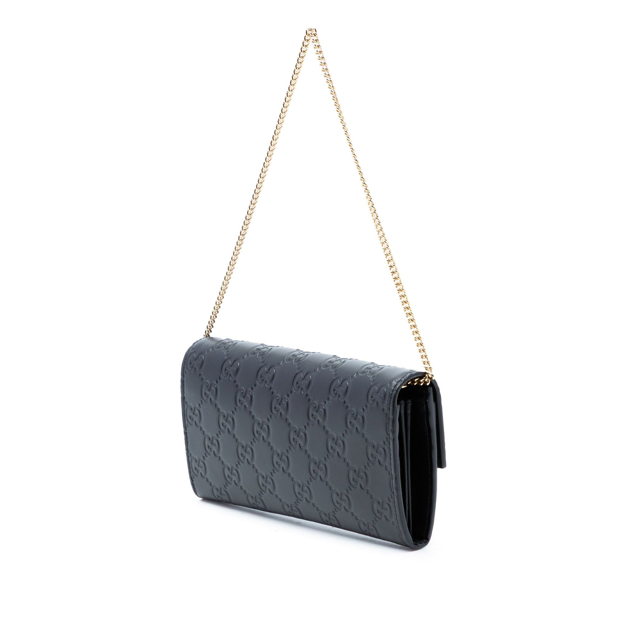 Gucci Guccissima Padlock Wallet On Chain Size ONE SIZE - 2 Thumbnail