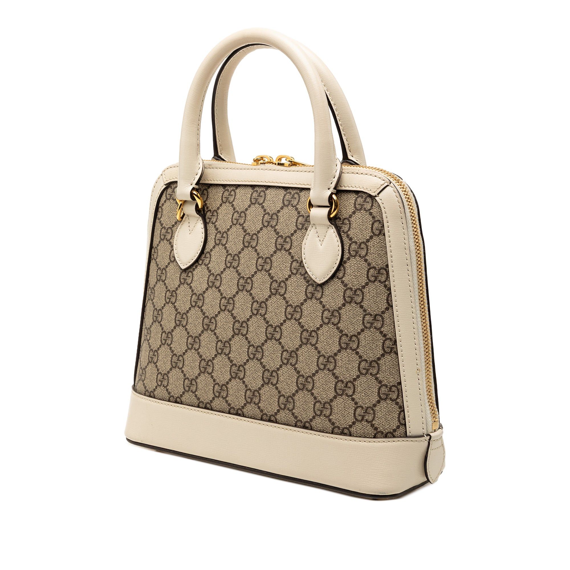 Gucci Small GG Supreme Horsebit 1955 Satchel Size ONE SIZE - 2 Thumbnail