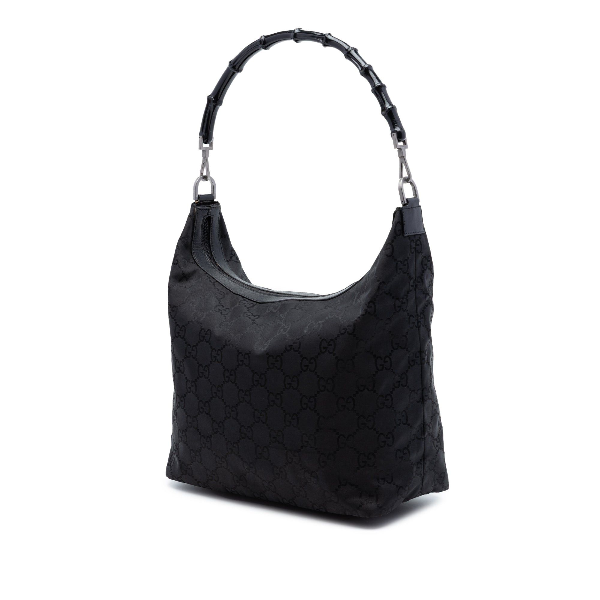 Gucci GG Nylon Bamboo Shoulder Bag Size ONE SIZE - 2 Thumbnail